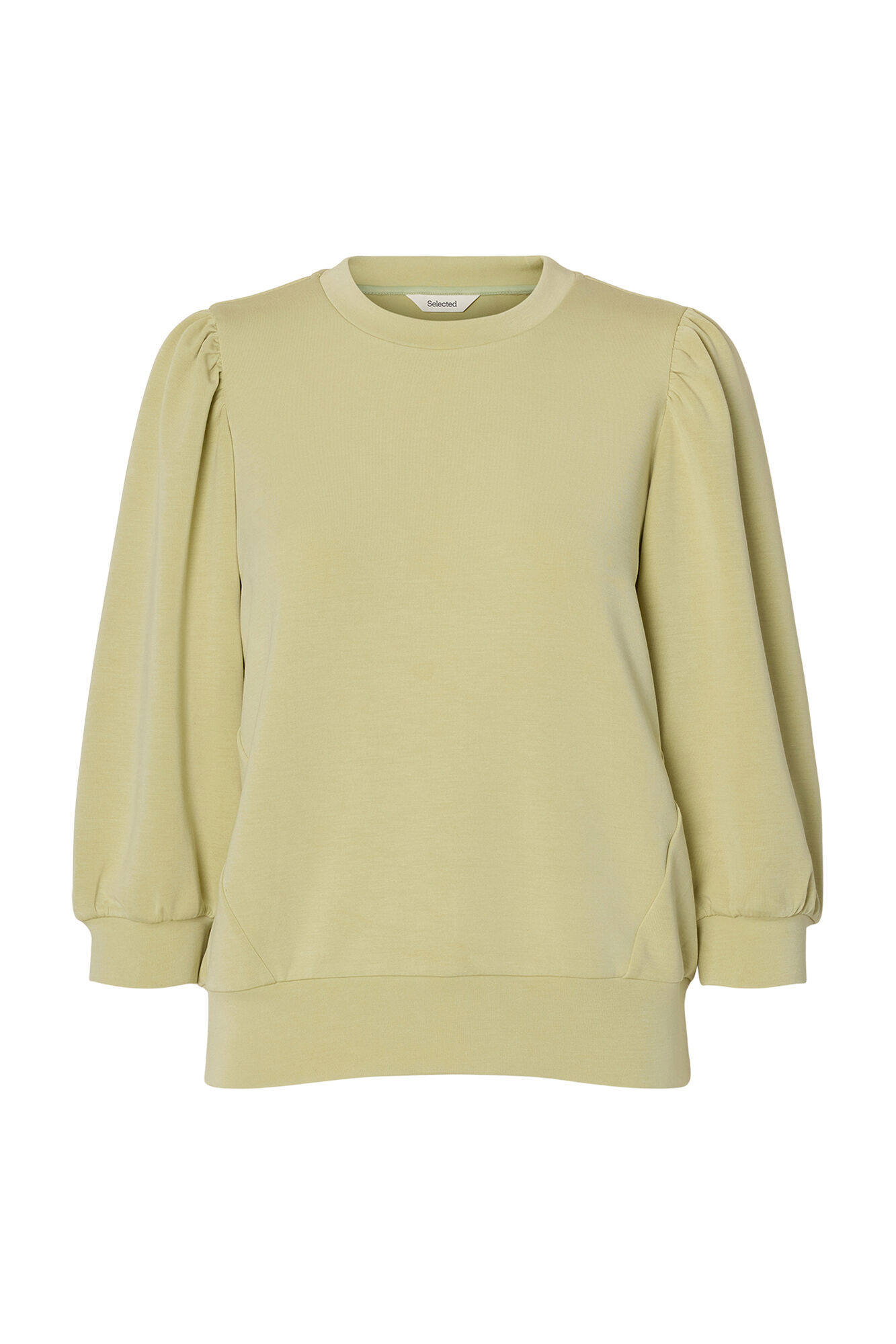 Selected Top manga bufante Verde