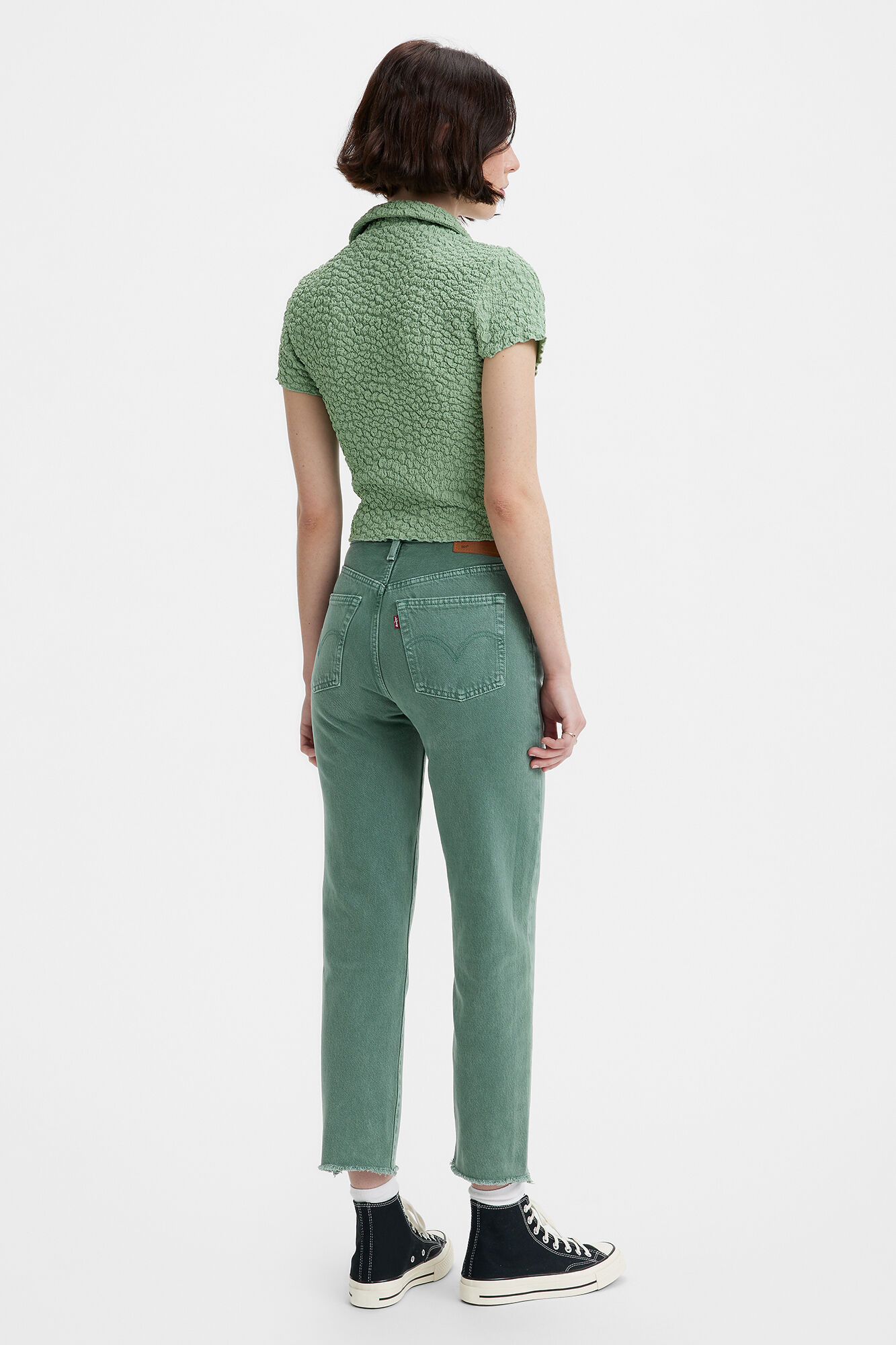 Levi's Vaquero 501&reg; Crop verde Kaki