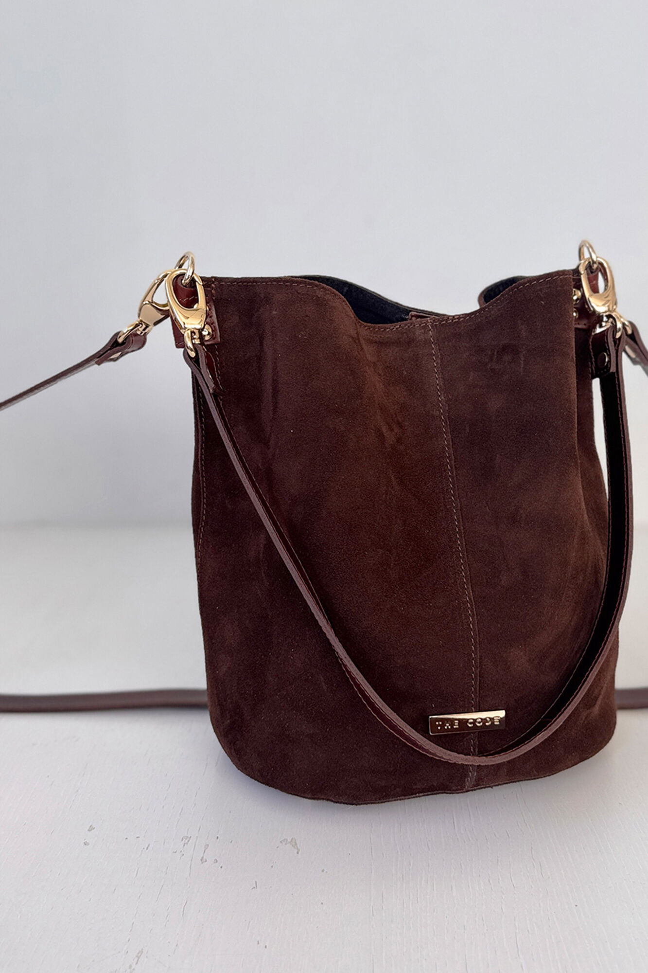 The Code Pouch bag JULIETA Dark brown