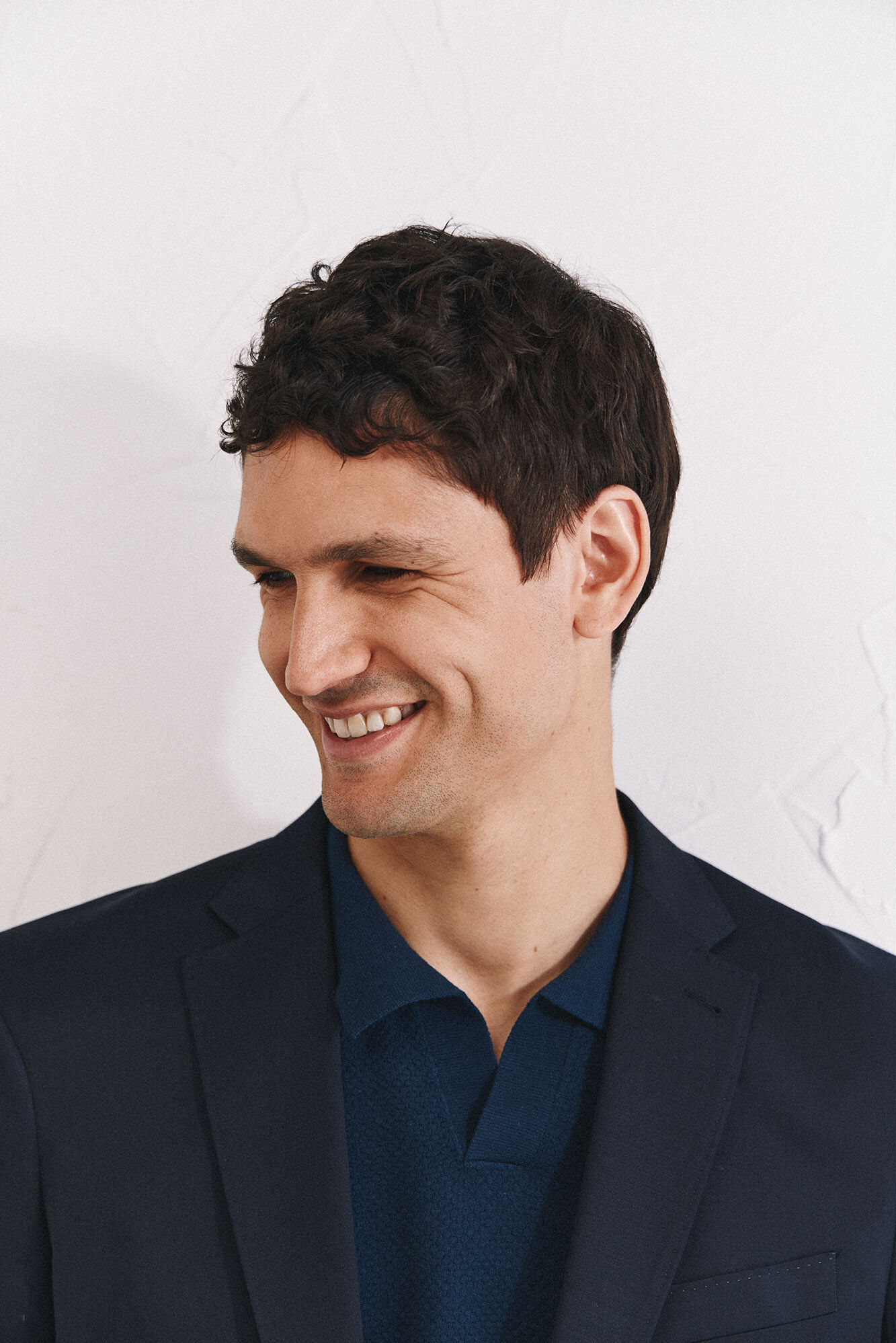 Cortefiel Plain coolmax blazer Navy