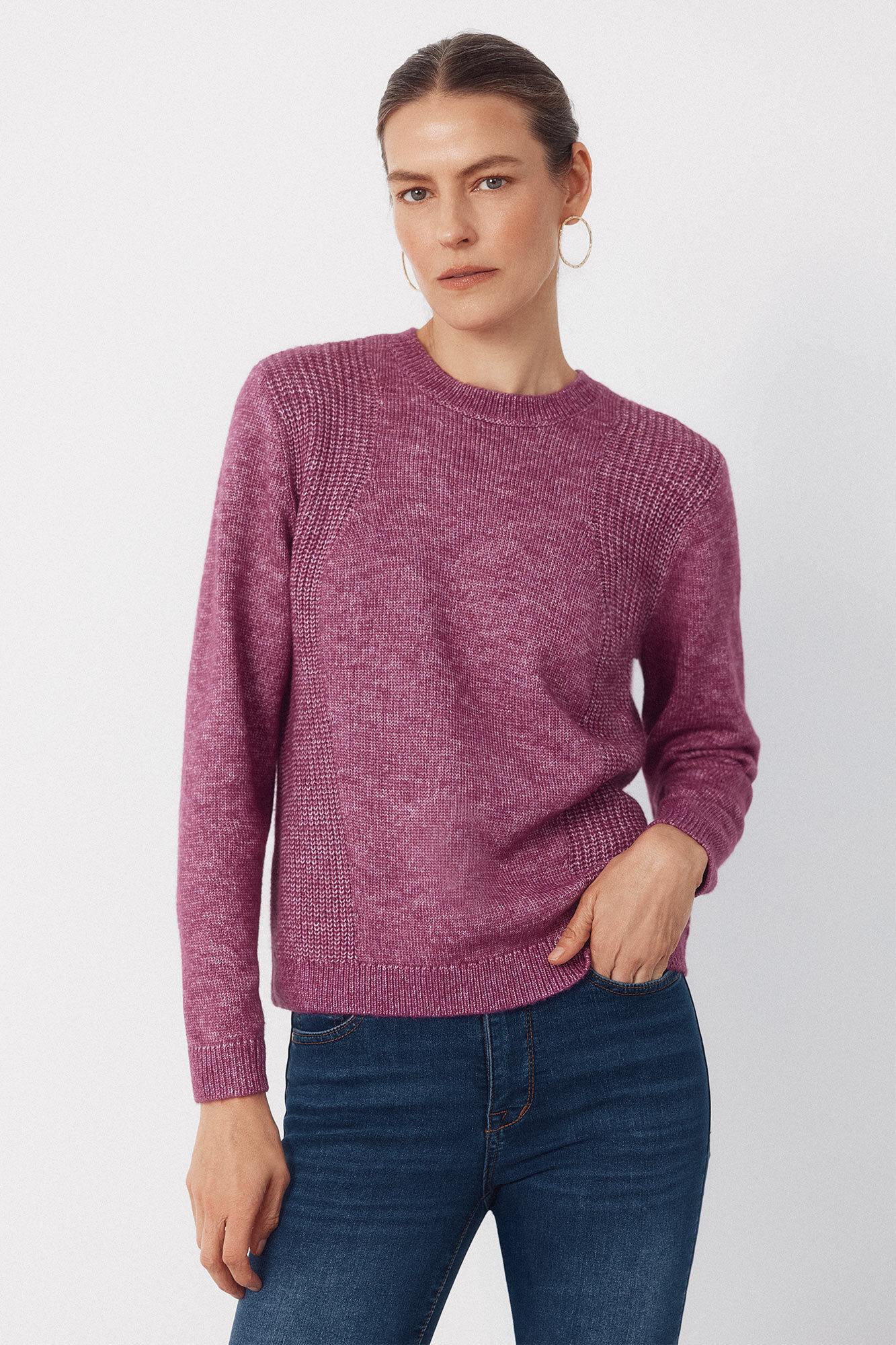 Cortefiel Combined knit jumper