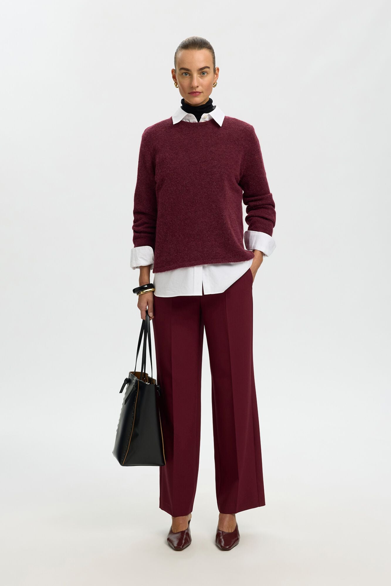 Selected Jersey con lana y alpaca