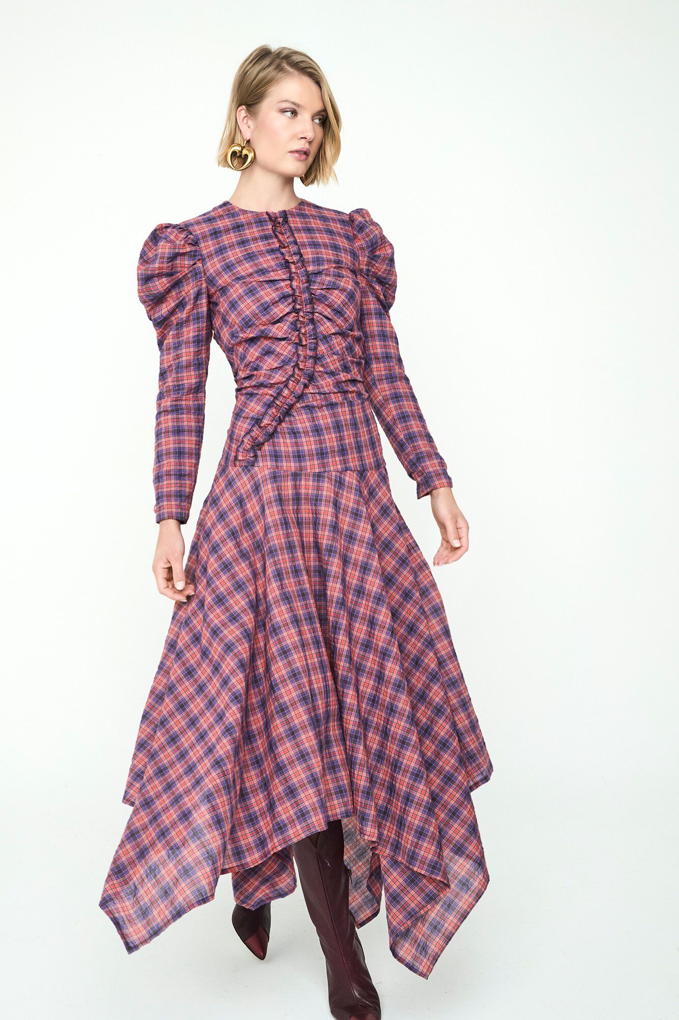 Panambi Fluid dress Venali Coral