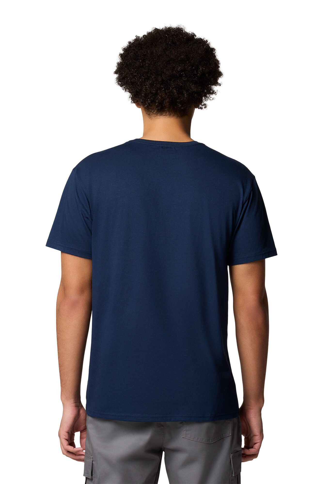 Columbia Camiseta de manga curta de algod&atilde;o org&acirc;nico Basic logo&trade;  Azul