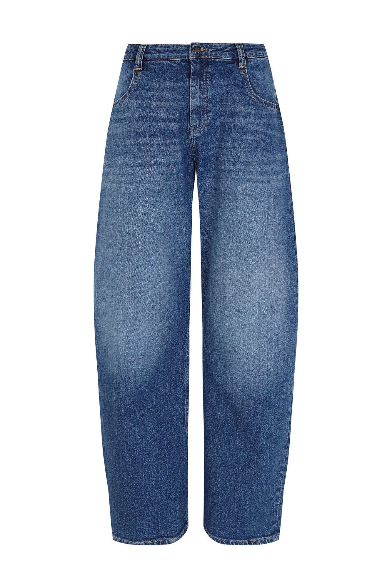 Cortefiel Jeans Barrel Azul