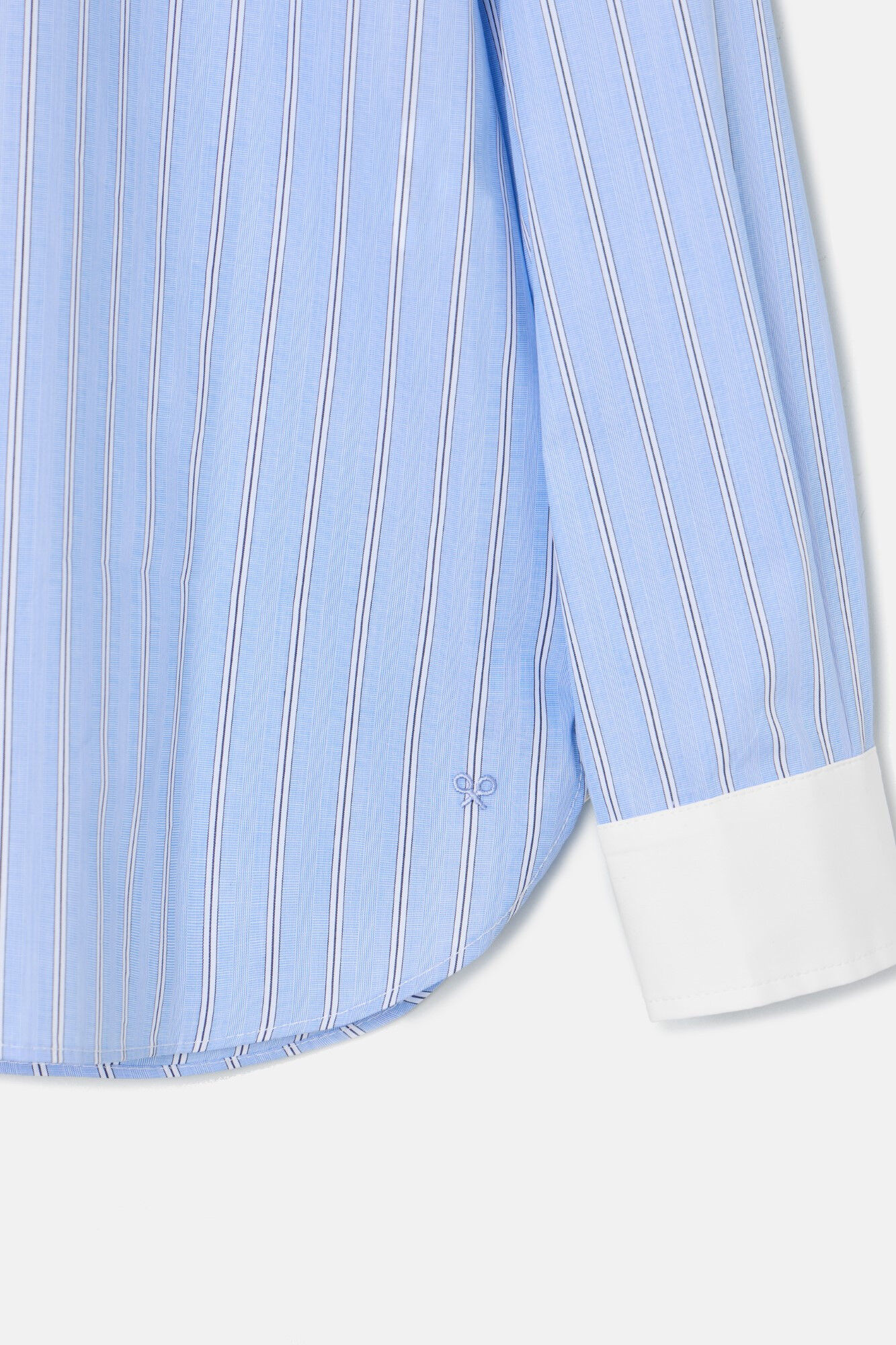 Silbon Camisa de gola Azul