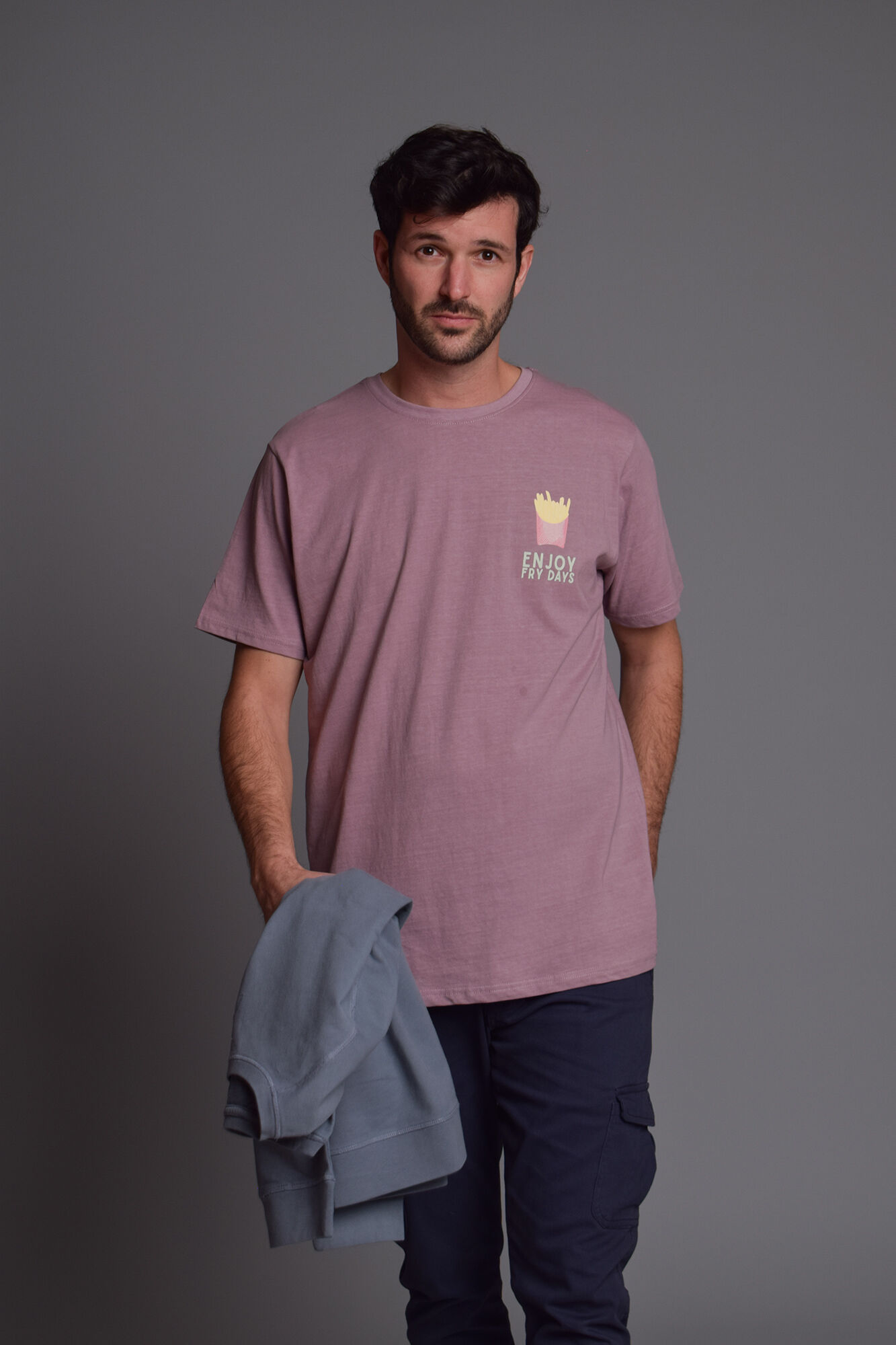 Cloking T-shirt Fooders Lavada Borgonha