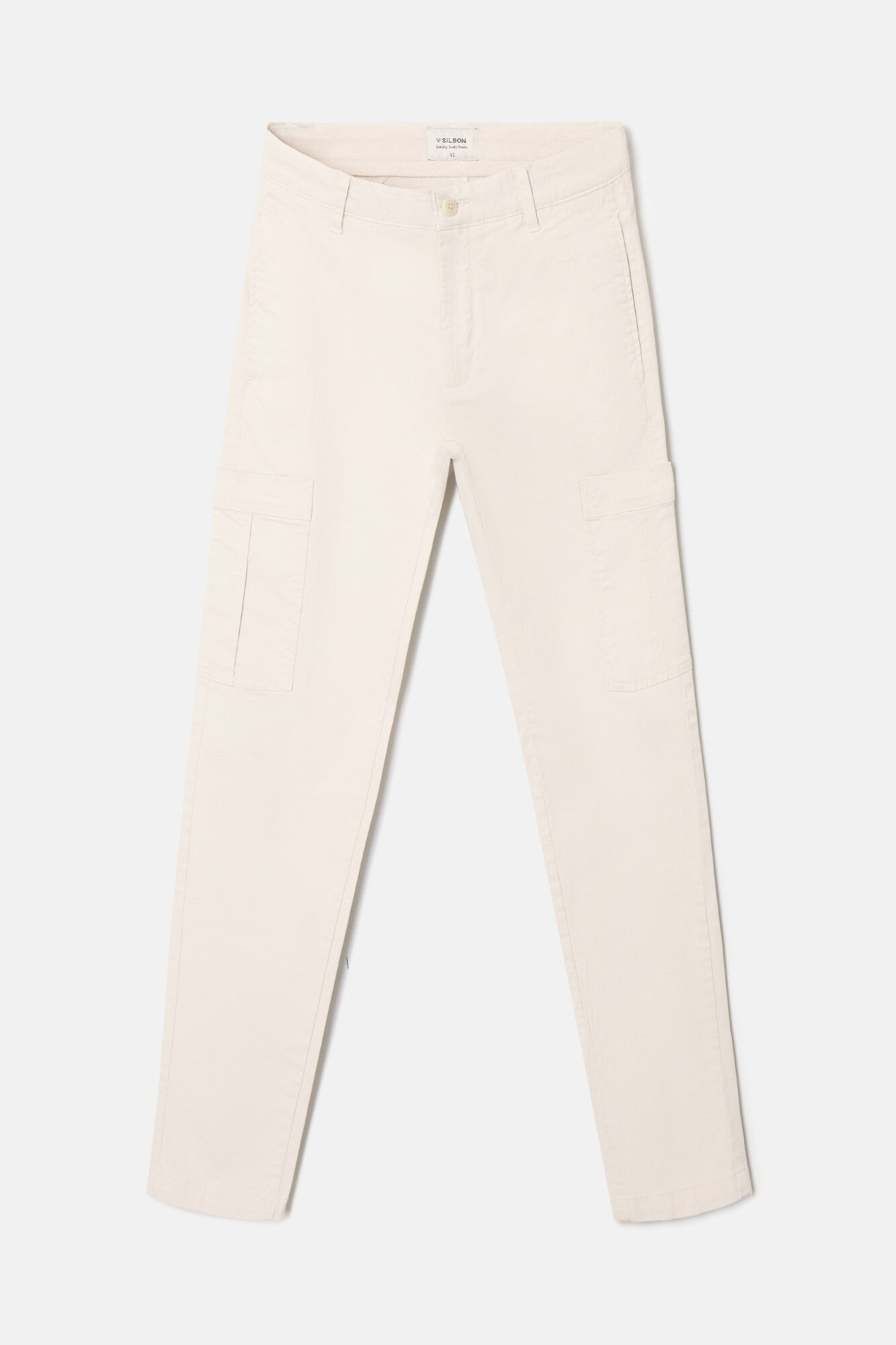Silbon Pantal&oacute;n sport cargo Beige