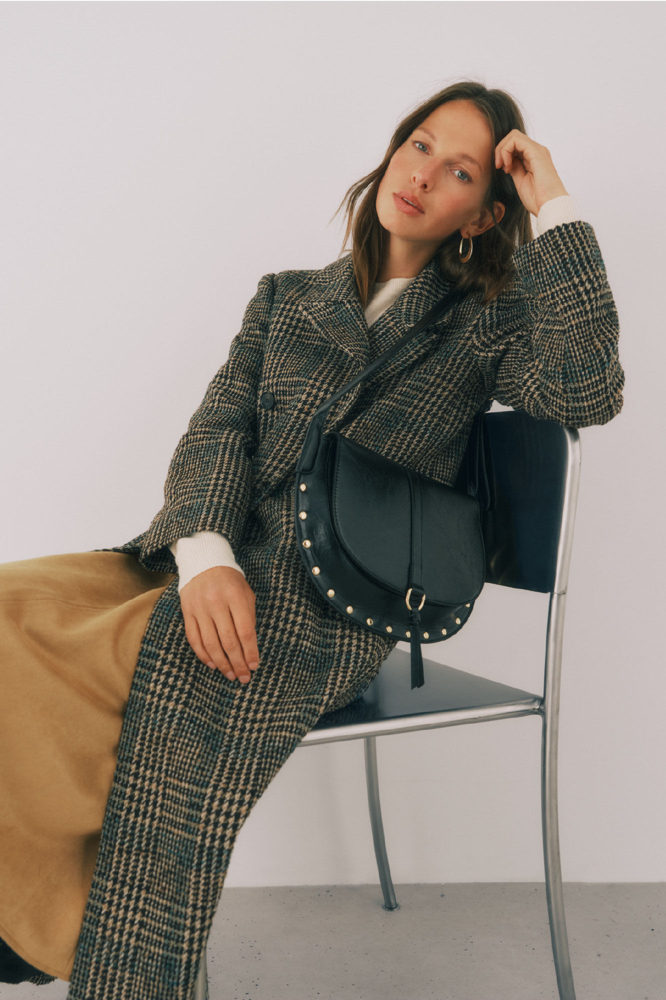 Cortefiel Casaco Sobretudo tecido