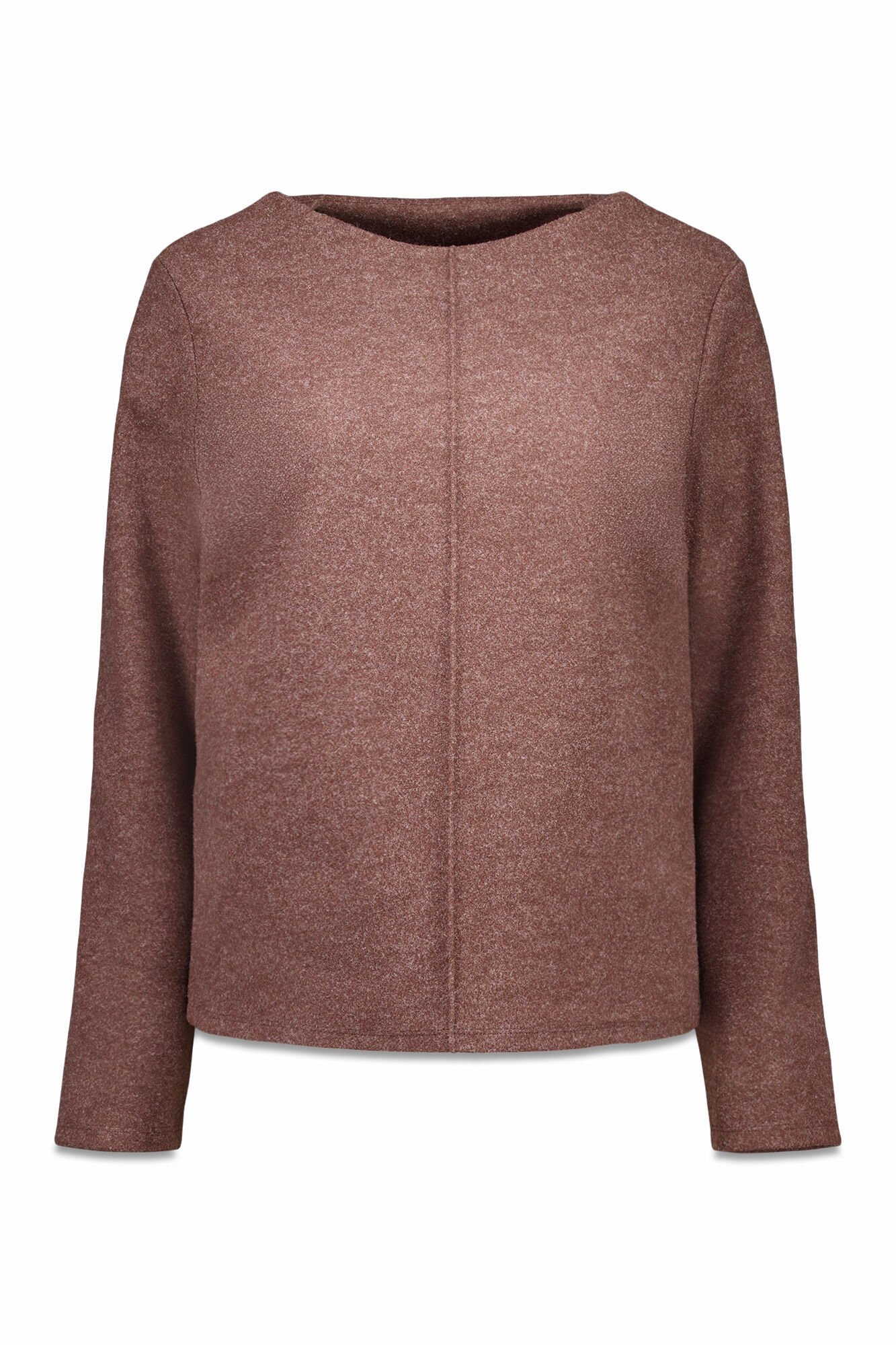 Cortefiel Top com decote chamin&eacute; Castanho