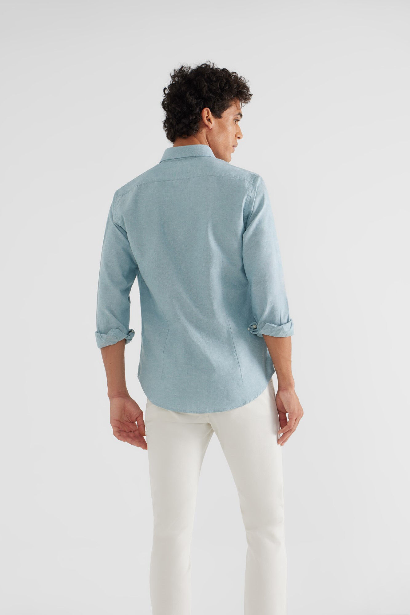 Silbon Camisa sport oxford verde medio Verde