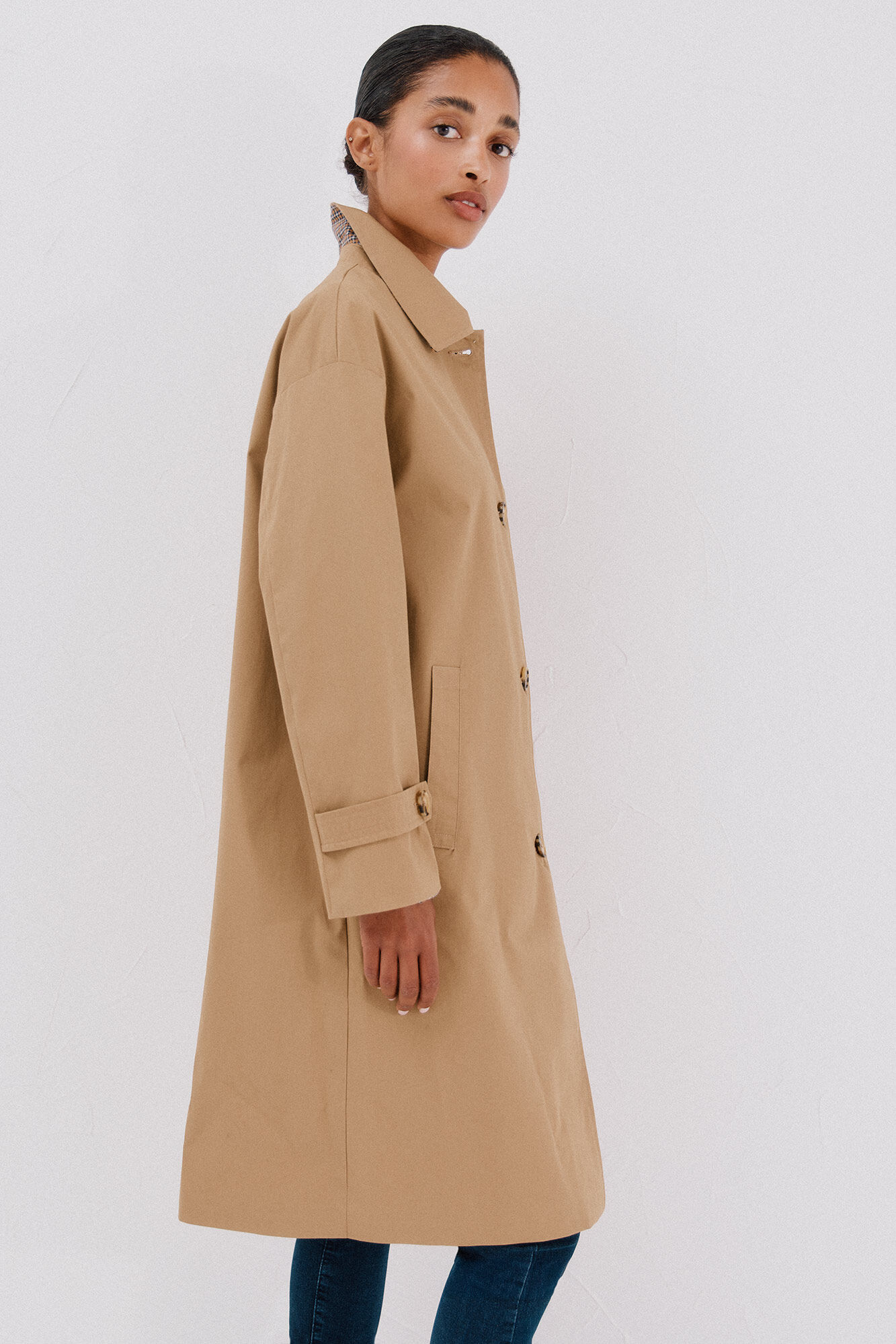 Cortefiel Gabardina larga