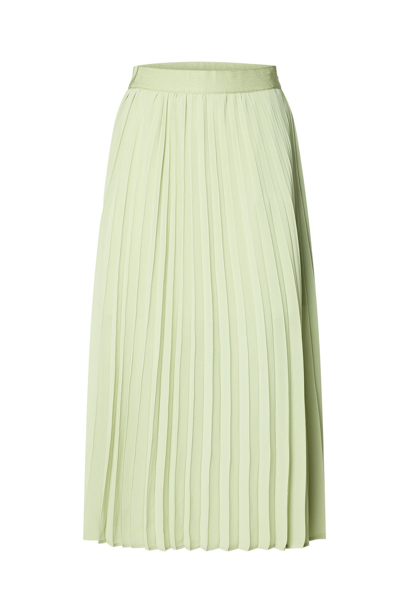 Selected Falda larga plisada Verde