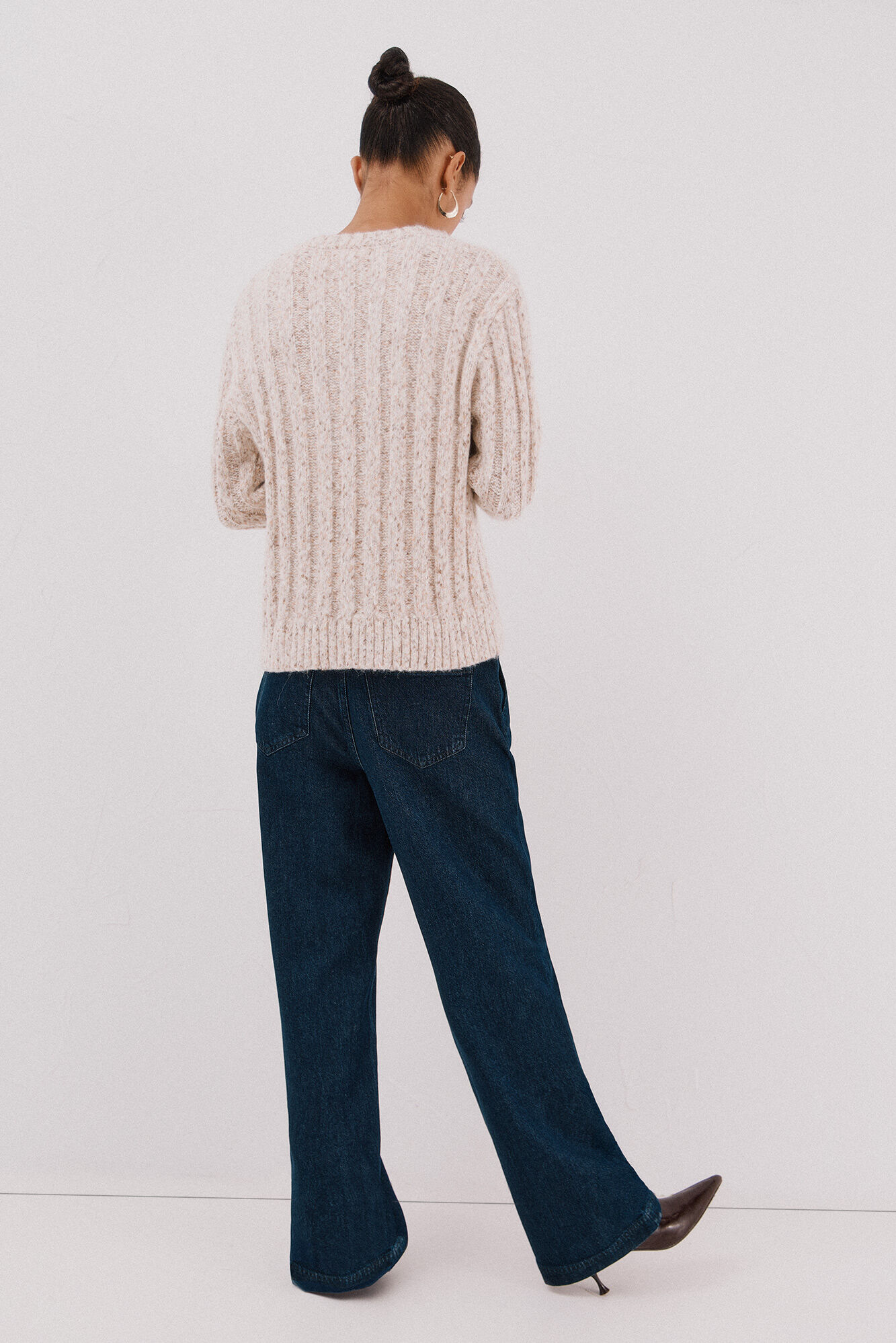 Cortefiel Su&eacute;ter de malha torcida