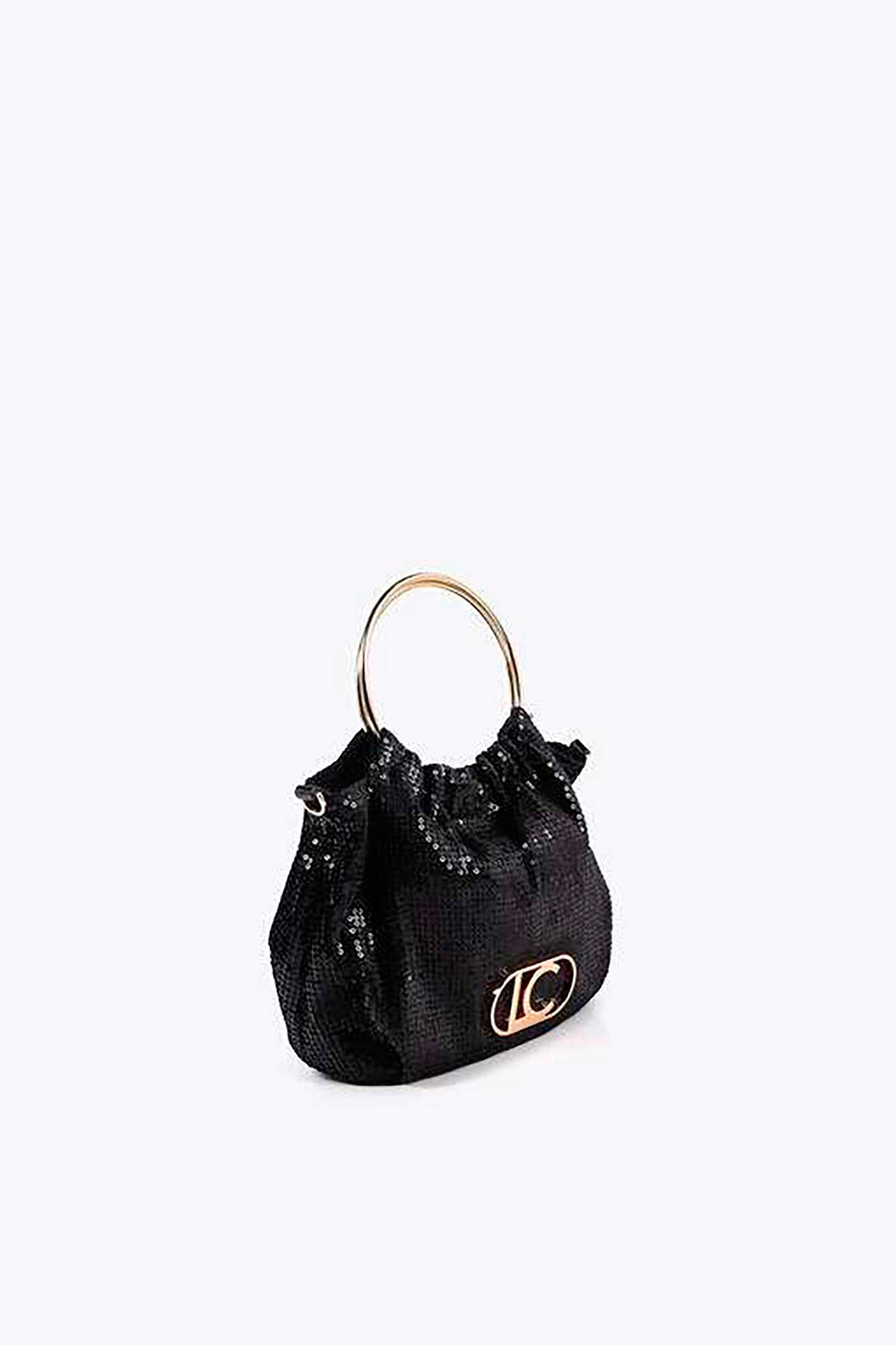 Lola Casademunt Bolsa com al&ccedil;a met&aacute;lica Preto