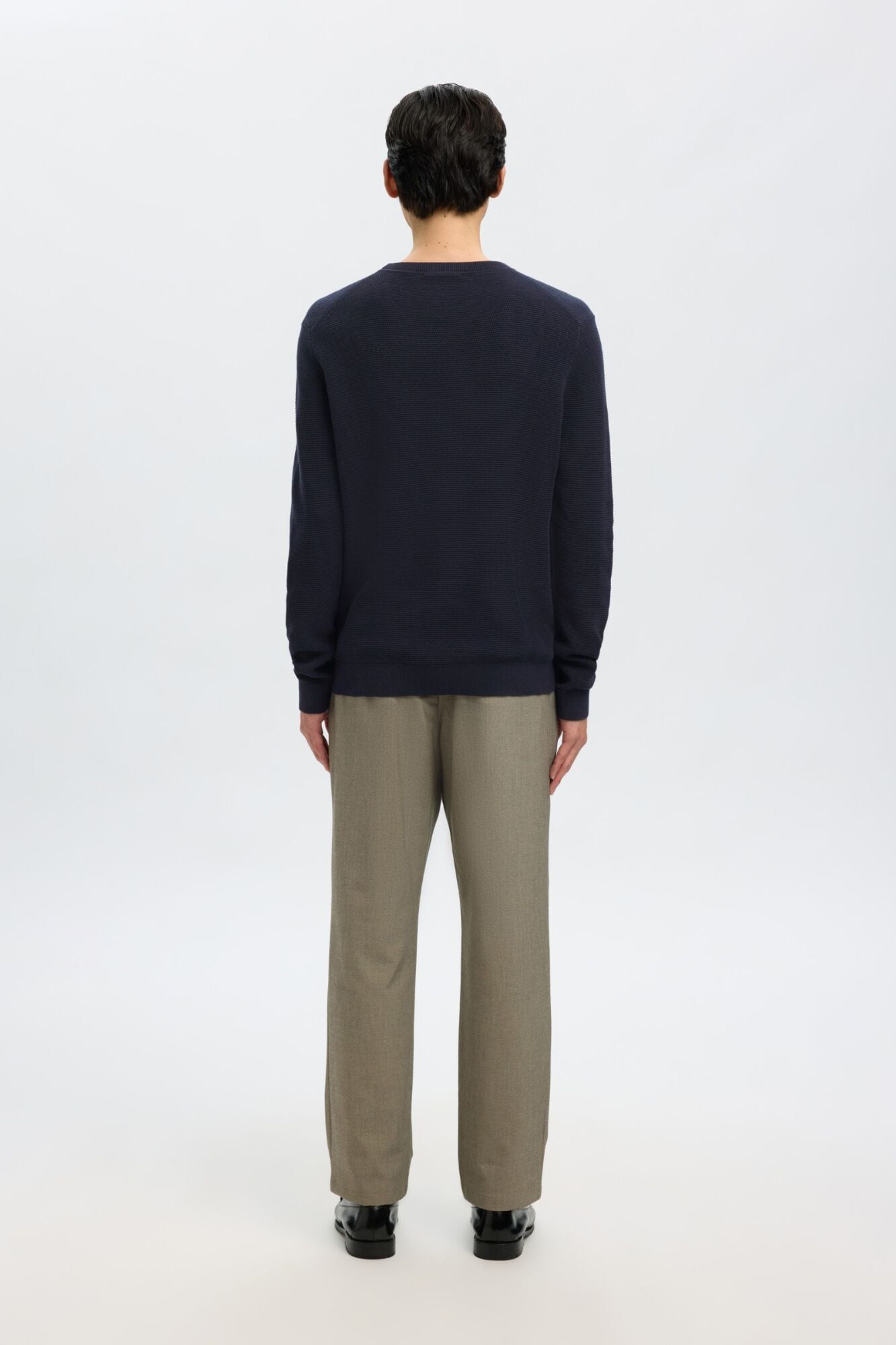 Selected Camisola 100% algod&atilde;o org&acirc;nico Azul