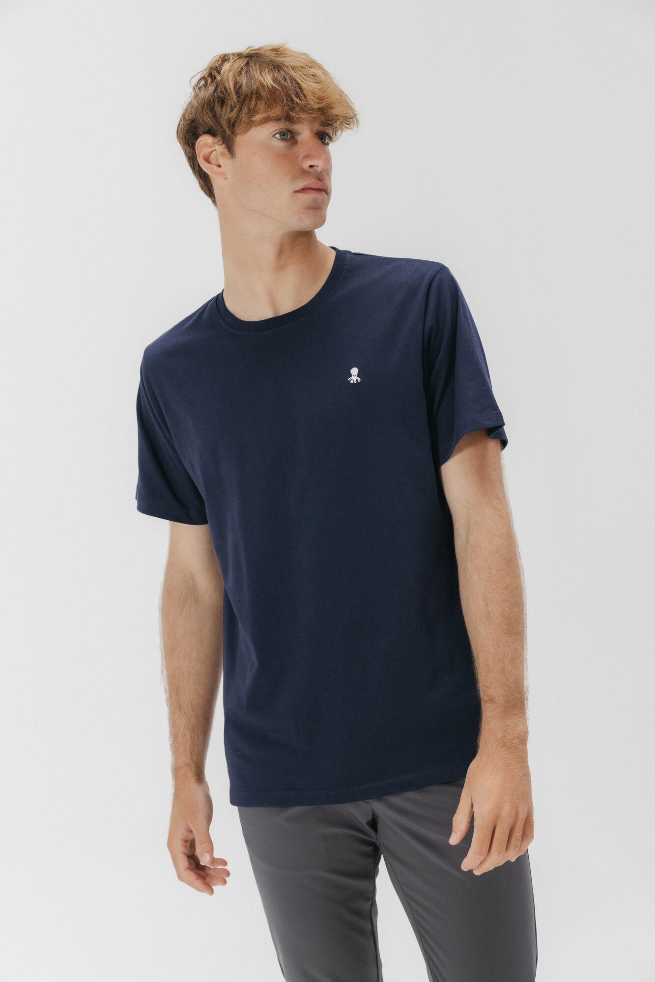 elPulpo T-shirt com logo bordado