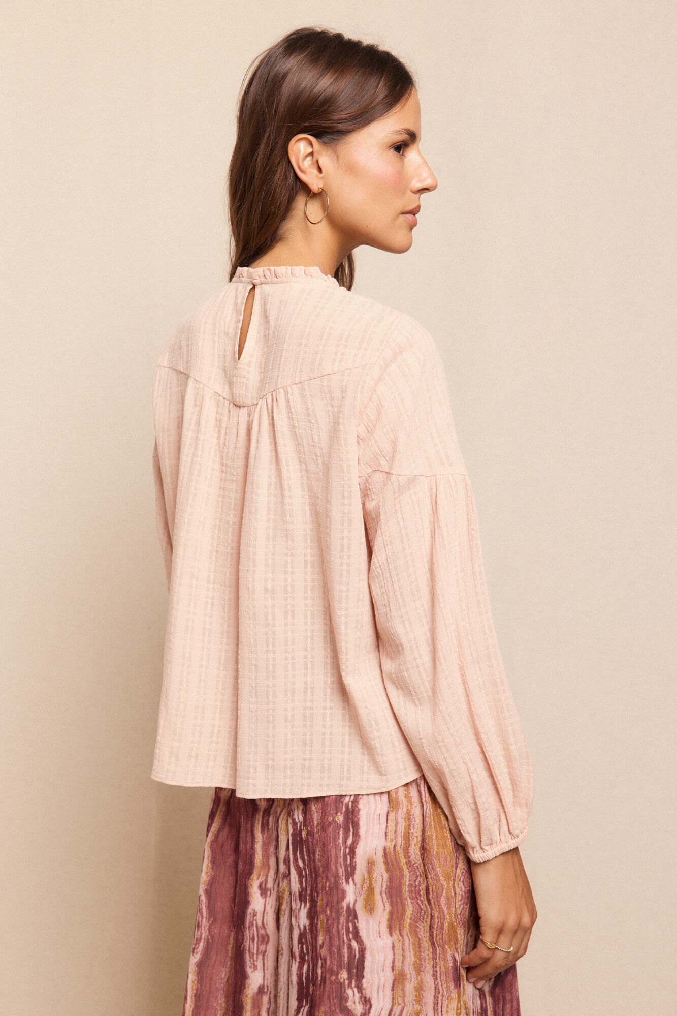 Slowlove Lace blouse Pink