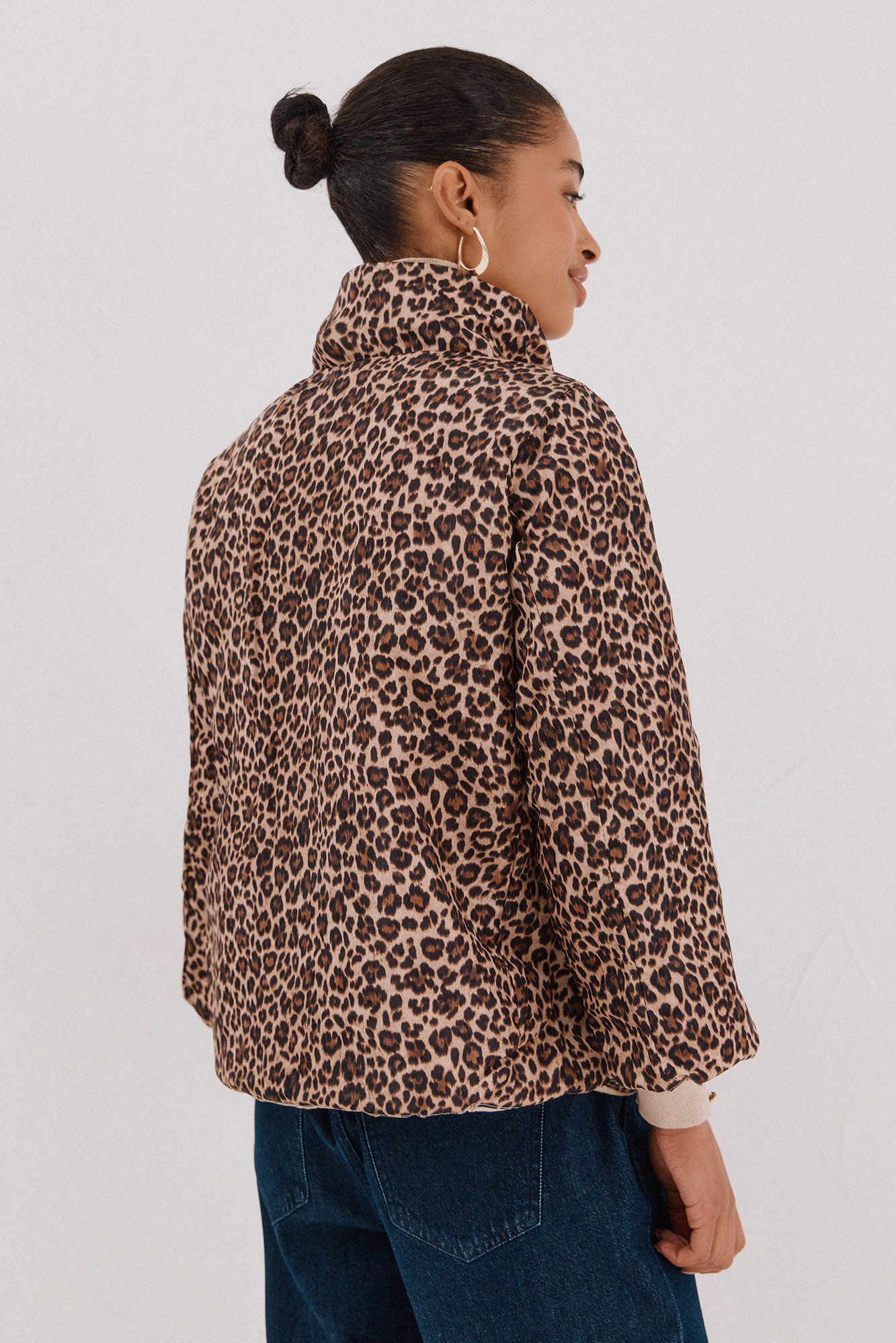 Cortefiel Blus&atilde;o revers&iacute;vel thermolite&reg; Ecru