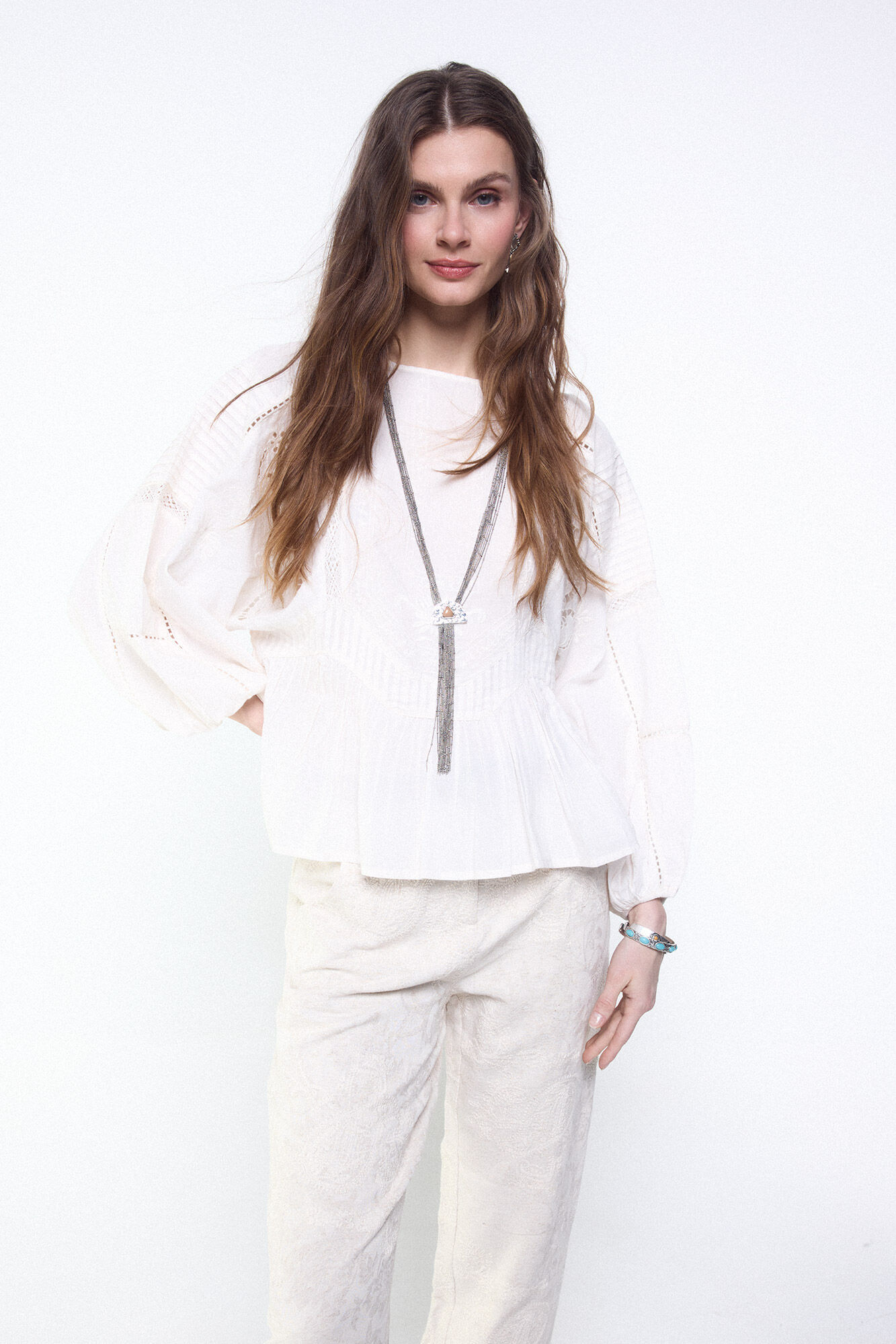 Slowlove Blusa bordada