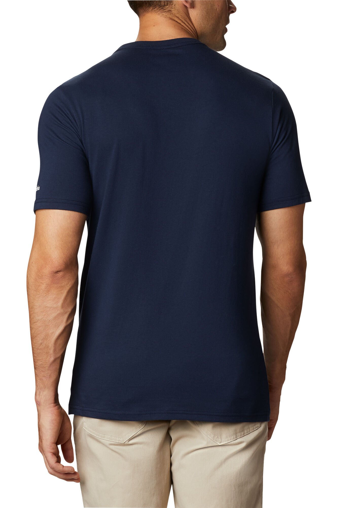 Columbia Camiseta basic logo&trade; de Columbia para hombre Azul marino