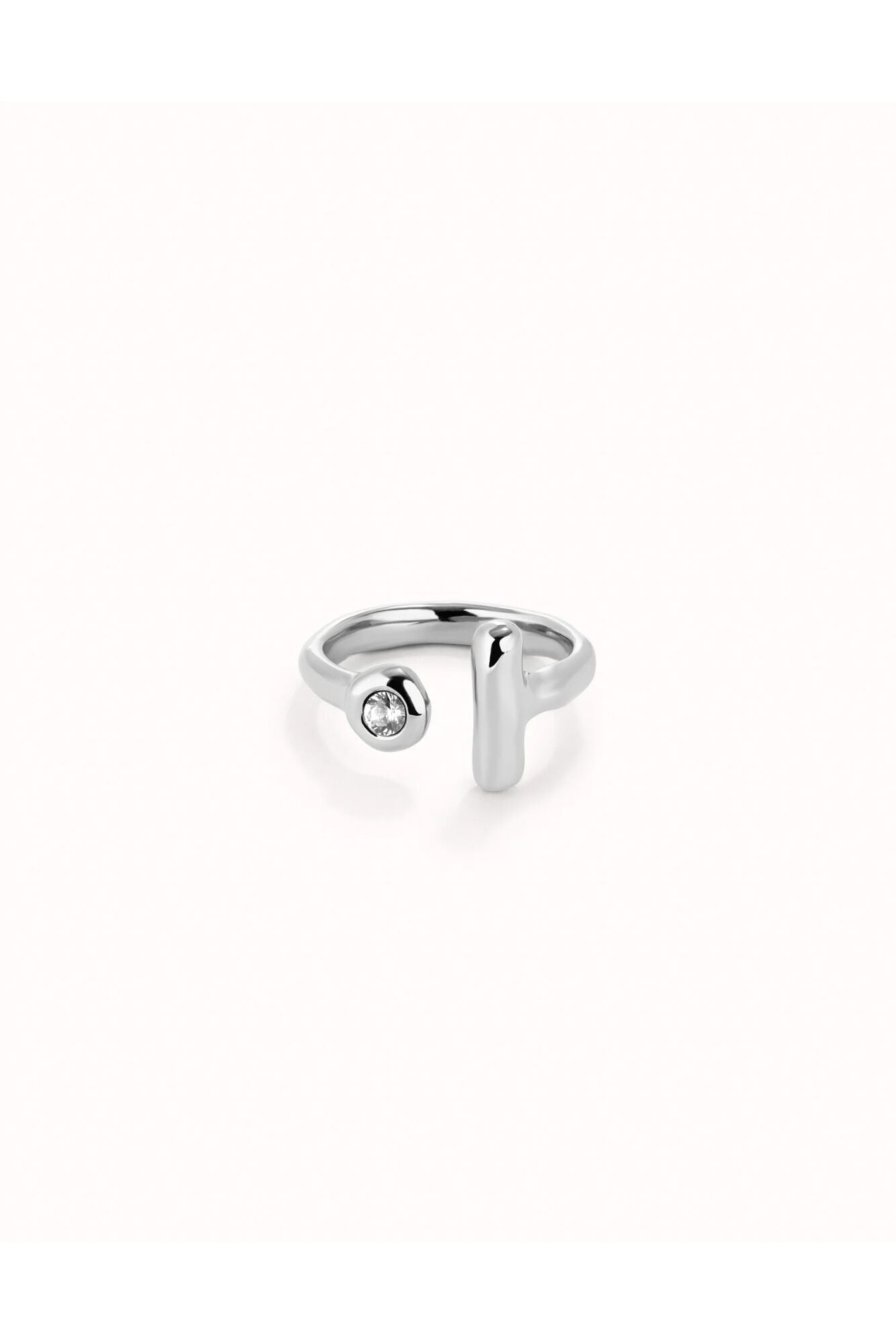 UNOde50 Anillo topacio ba&ntilde;o plata