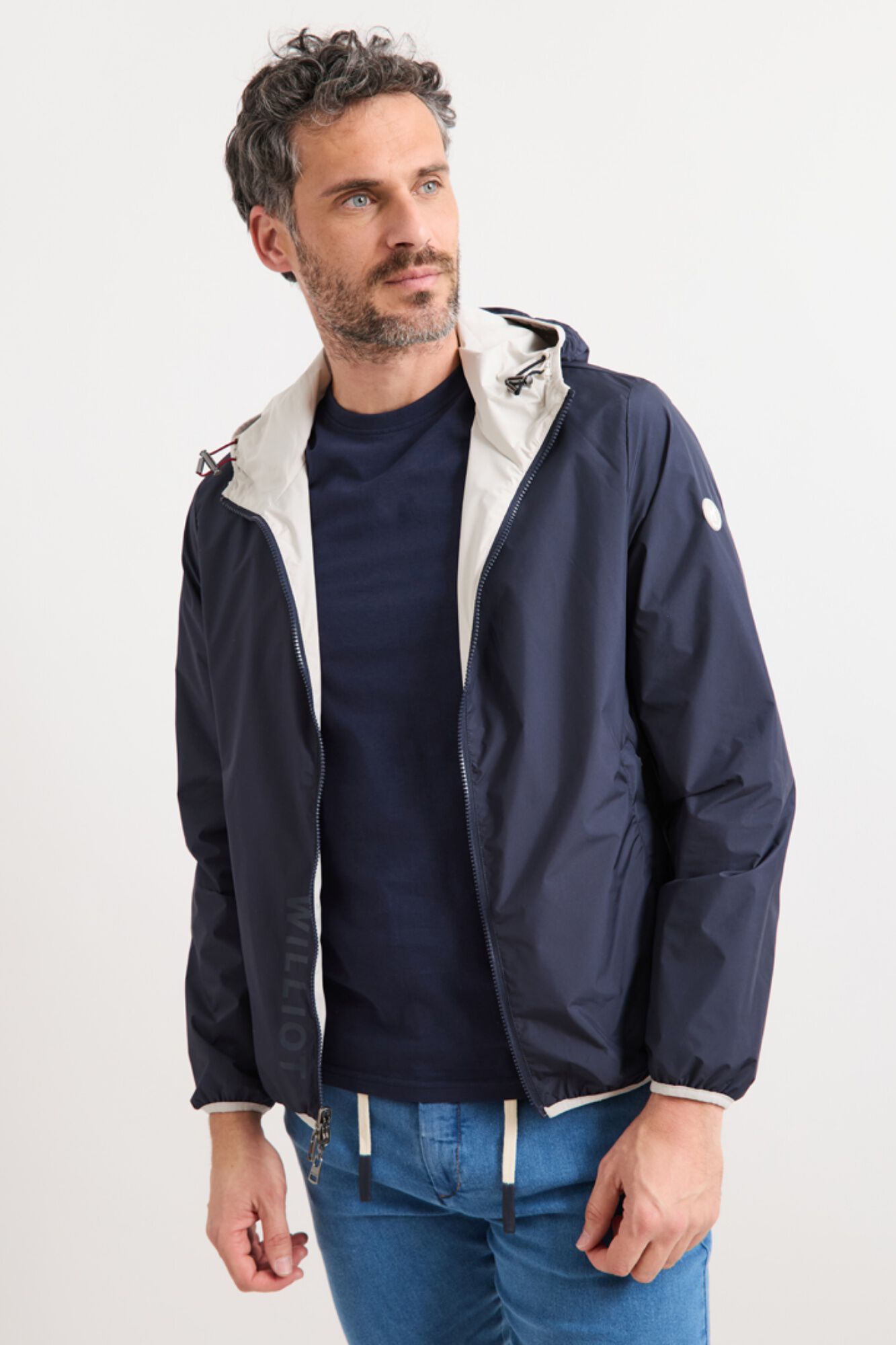 Williot Blus&atilde;o Revers&iacute;vel T&eacute;cnico Azul