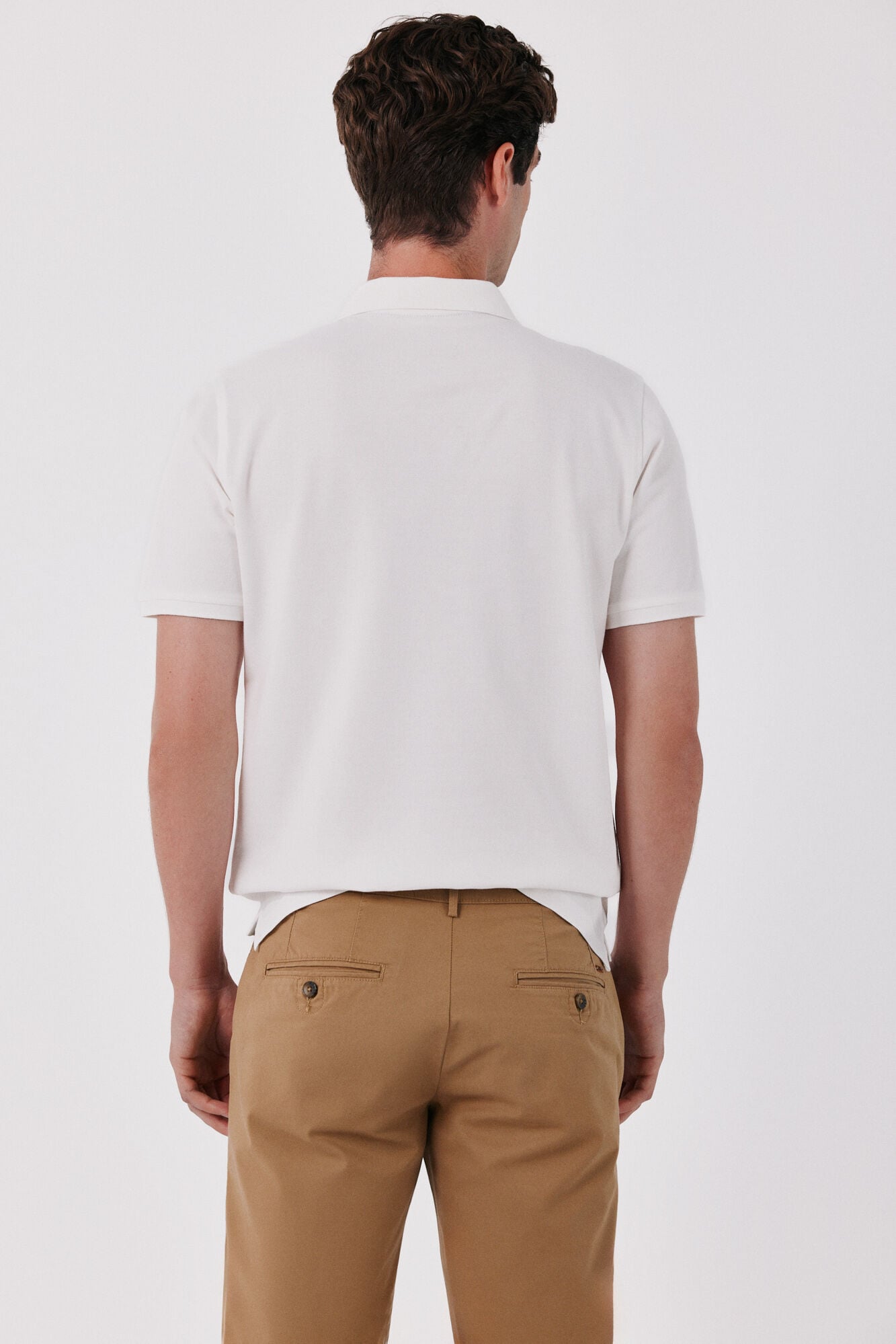 Cortefiel Basic regular Bermuda shorts Camel