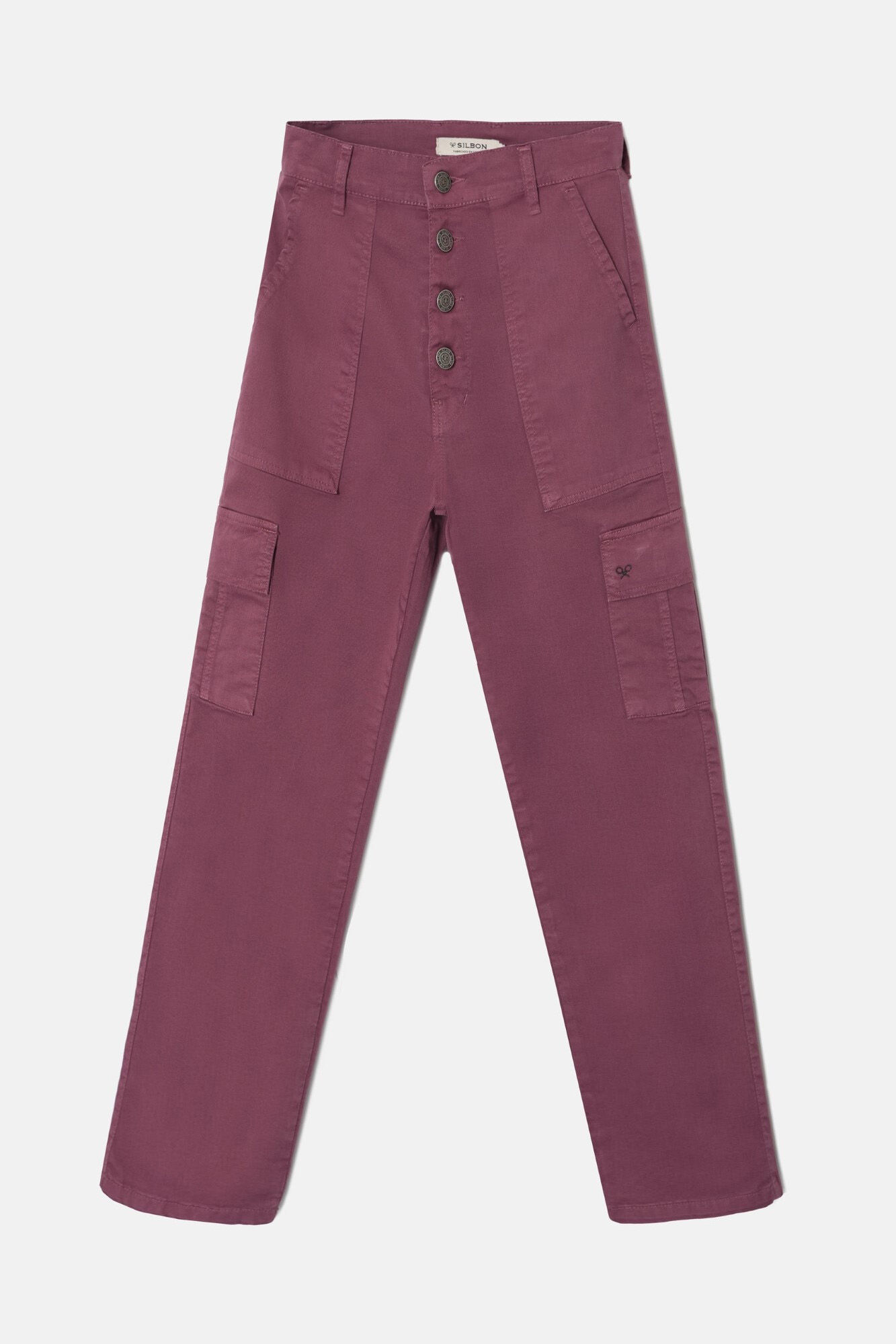 Silbon Cal&ccedil;as cargo Roxo