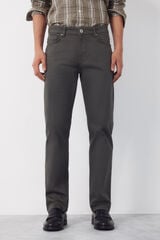 Cortefiel 5-pocket regular fit coloured trousers Kaki