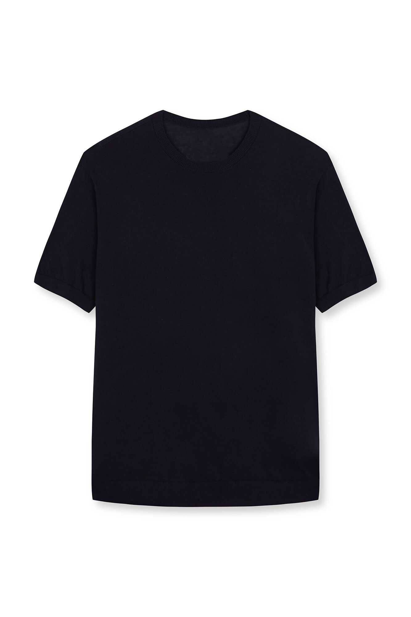 OOTO Camiseta b&aacute;sica lavada Azul marino