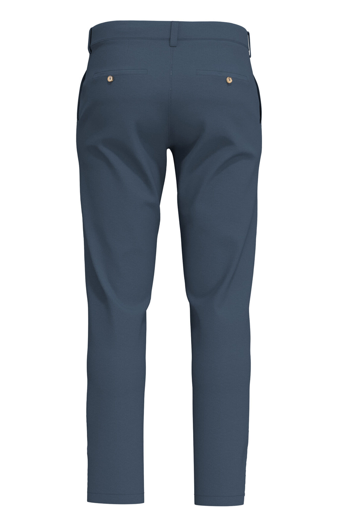 Selected Slim fit chinos pants made with organic cotton  Blue