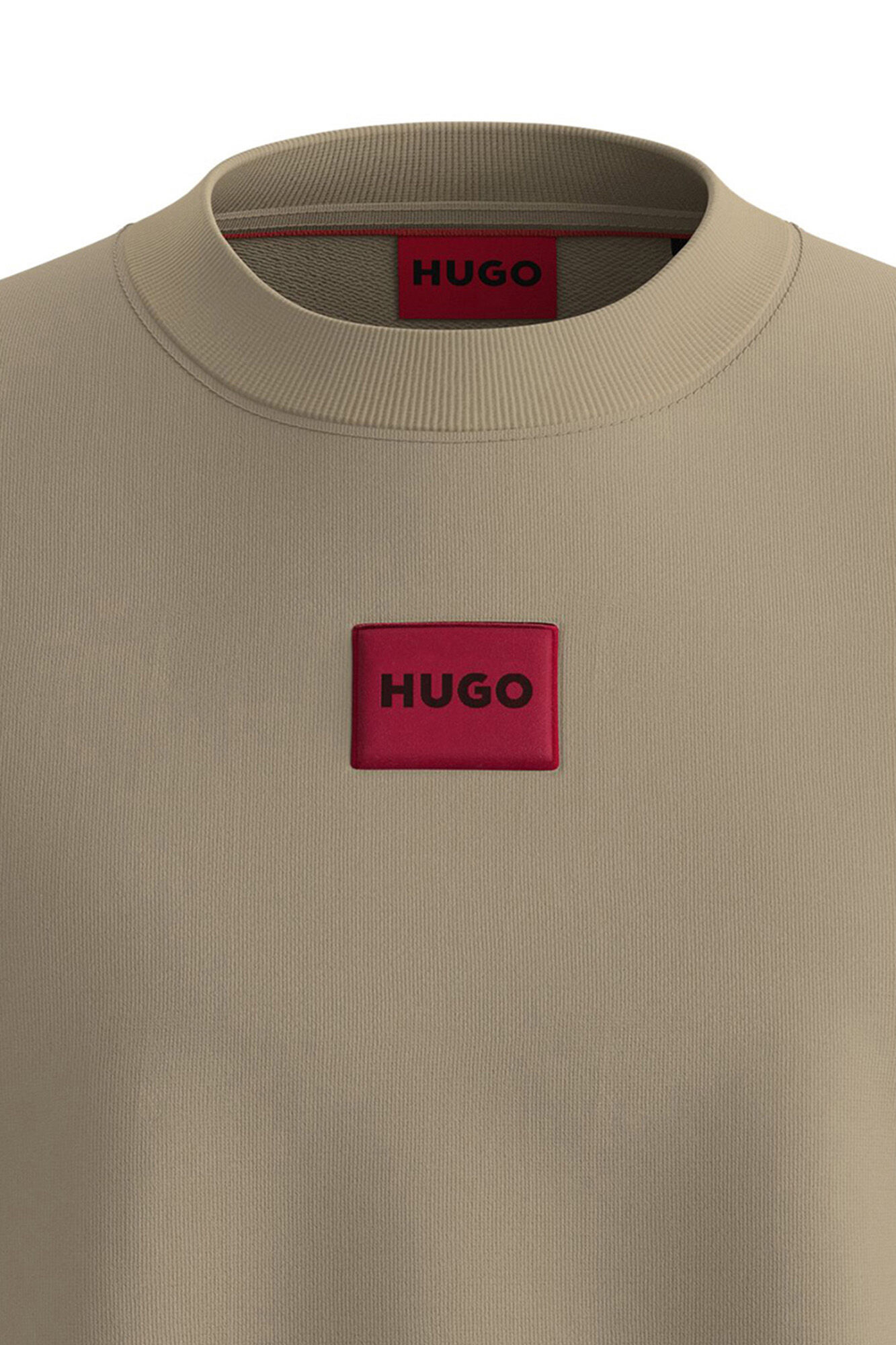 HUGO Long-sleeved sweatshirt Beige