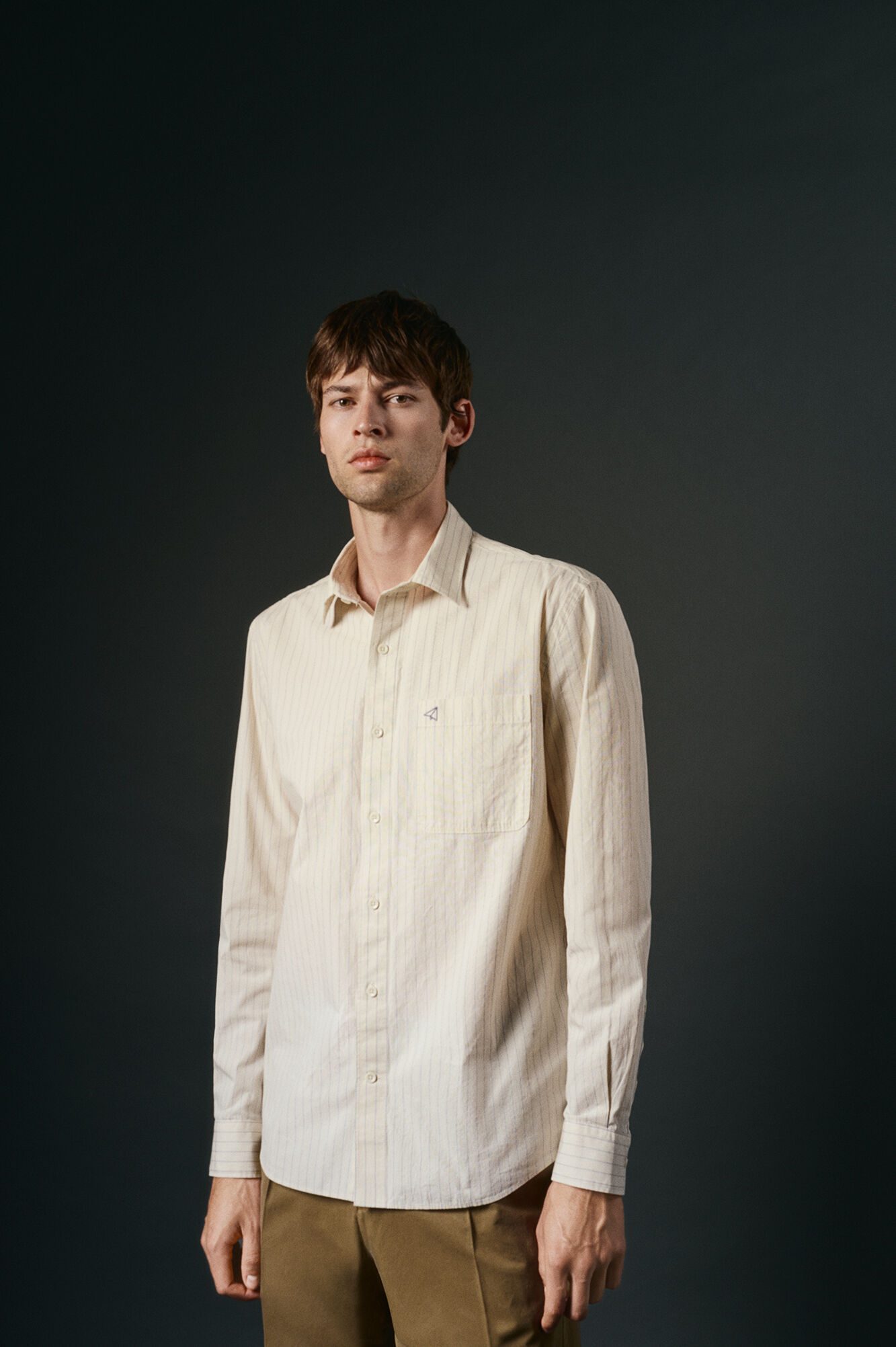 OOTO Camisa rayas estructura