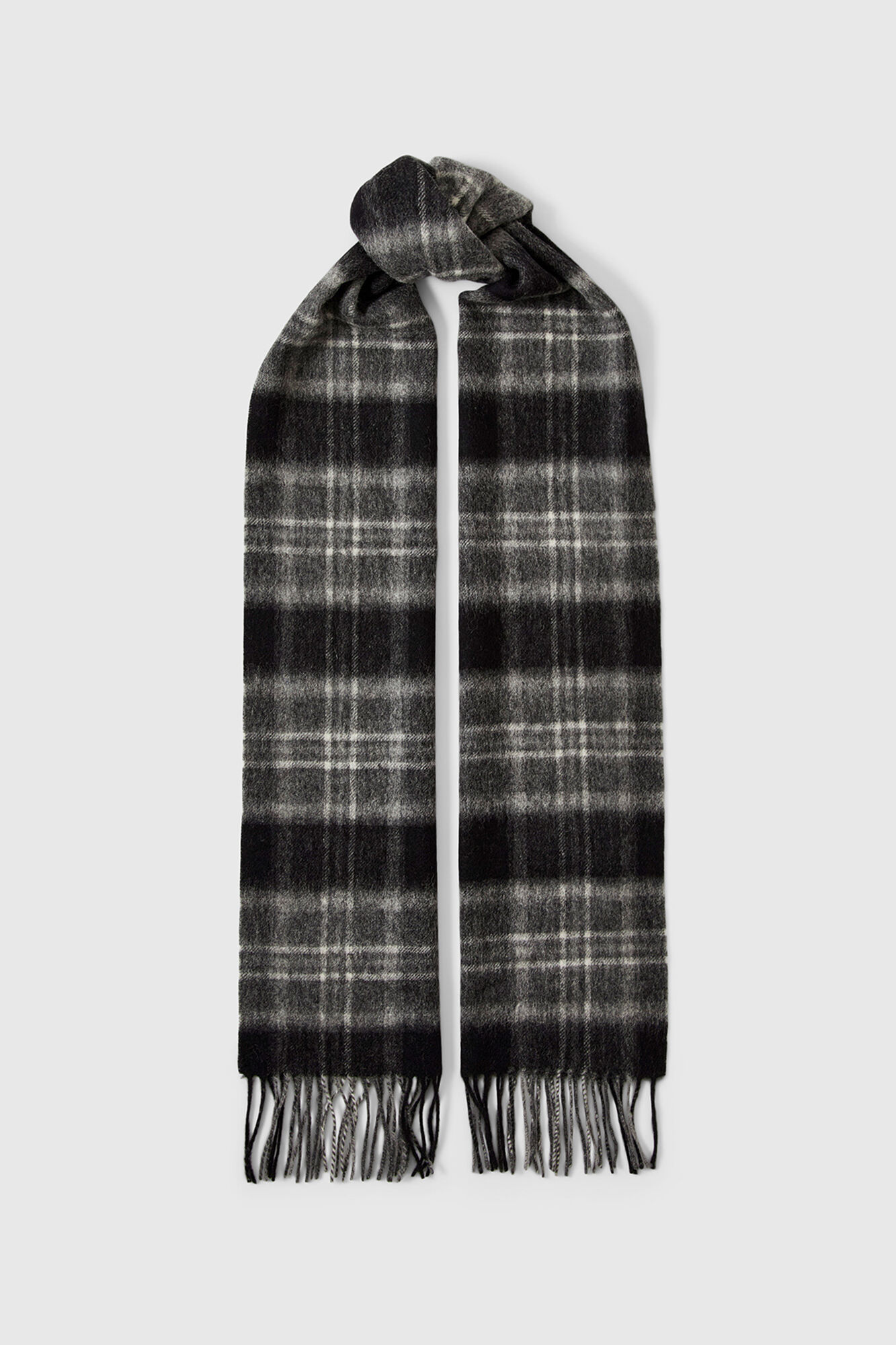 Selected Cachecol 100% l&atilde; RWS. Cinzento