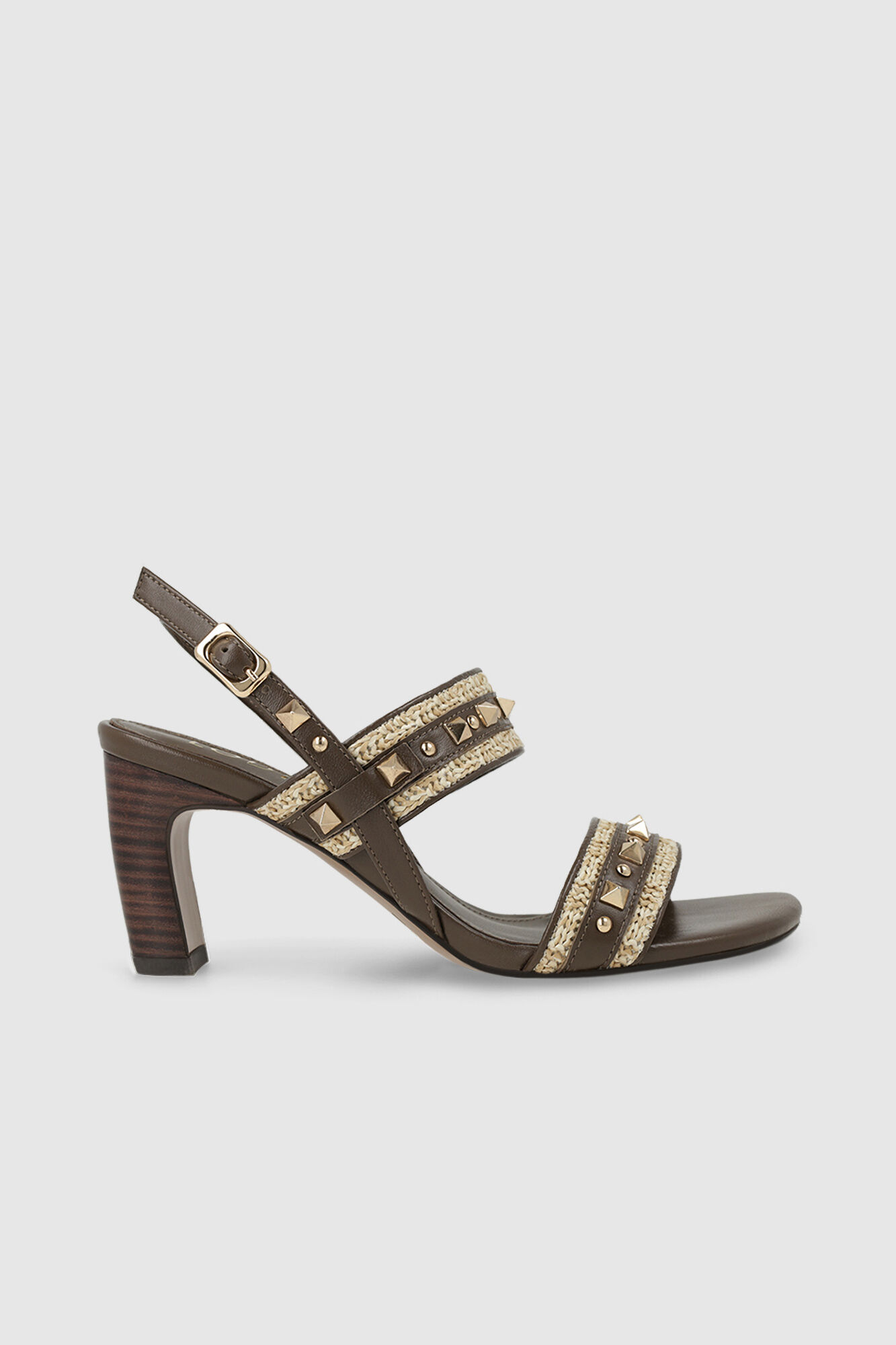 Lodi Sandalias en piel y tachas