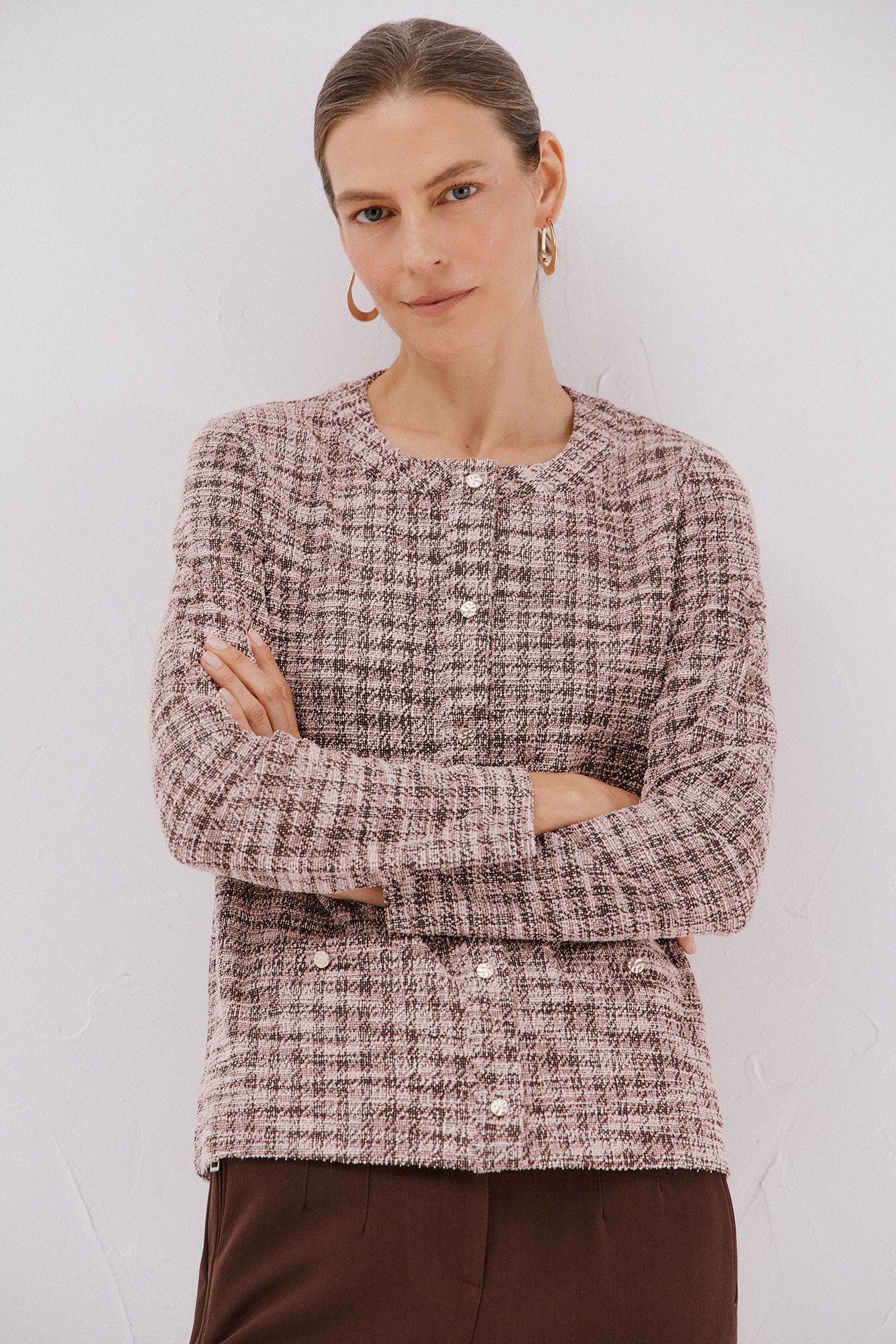 Cortefiel Cardigan de tweed