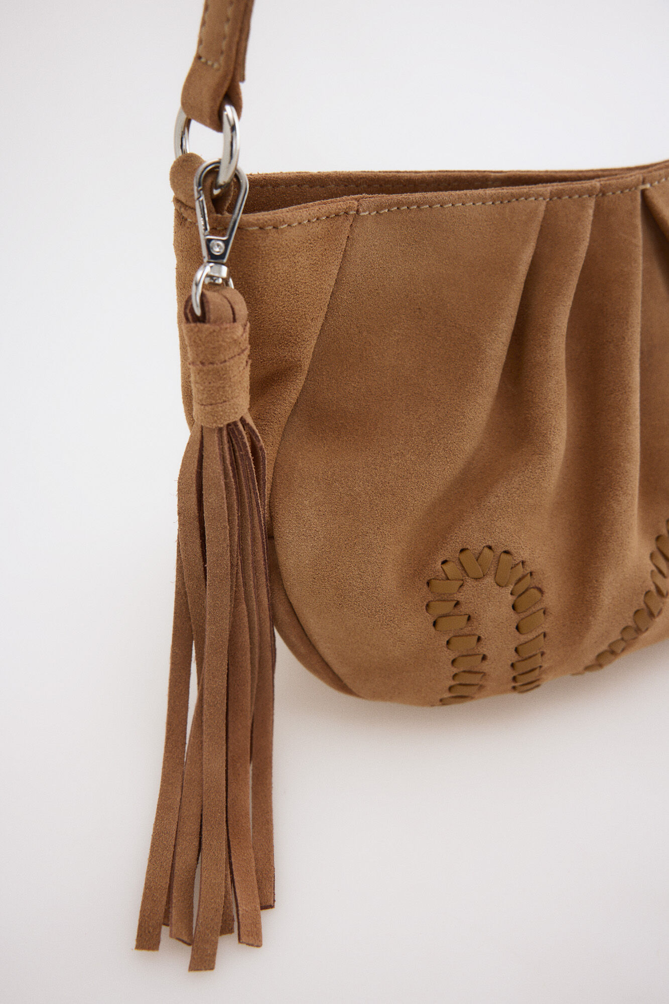 Slowlove Split leather crossbody