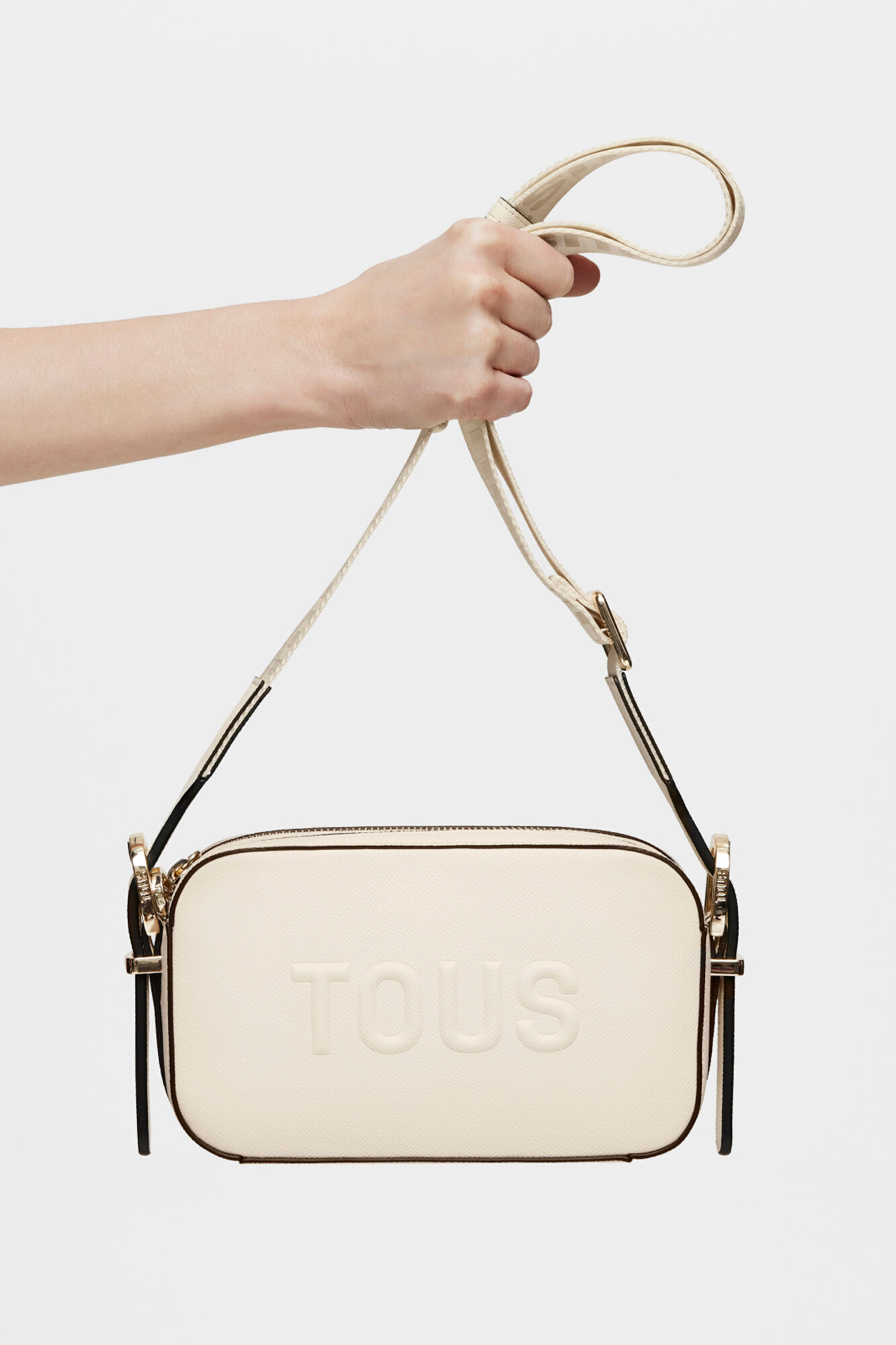 Tous TOUS Brenda  reporter crossbody bag Beige