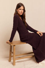 Slowlove Vestido de malha Aranese Granada