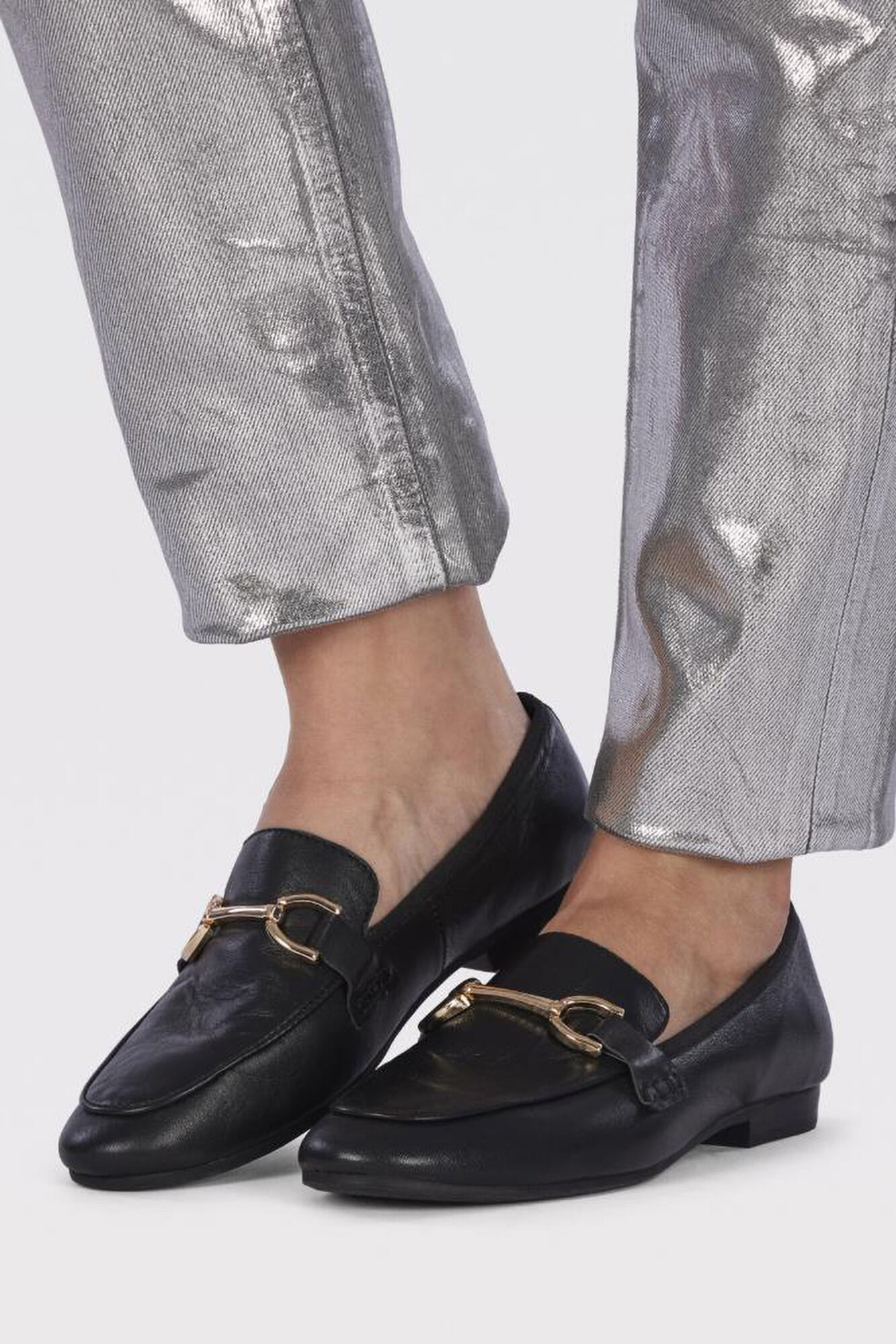 Gioseppo Mocassins de pele Preto