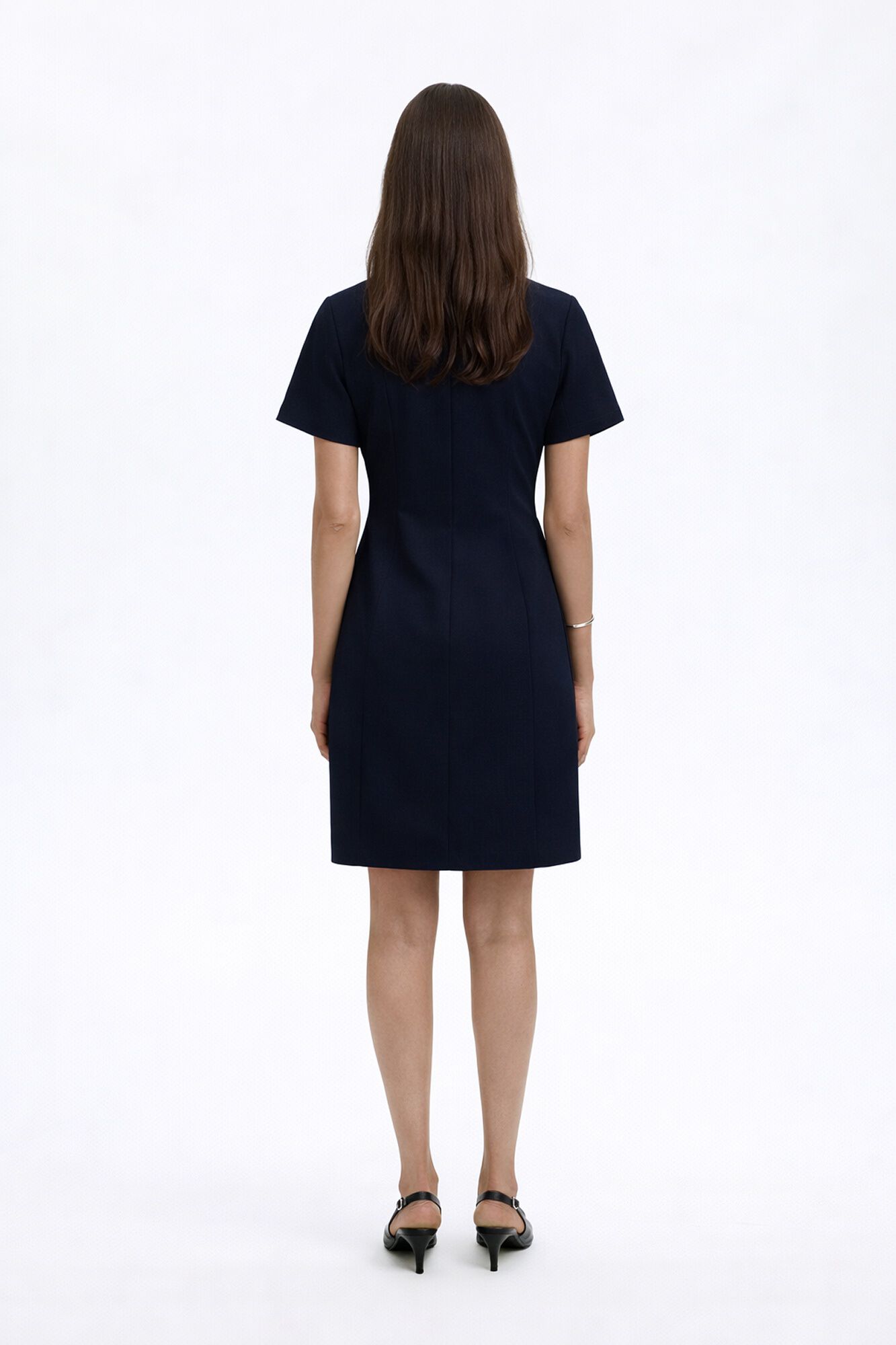 Selected Vestido curto Azul
