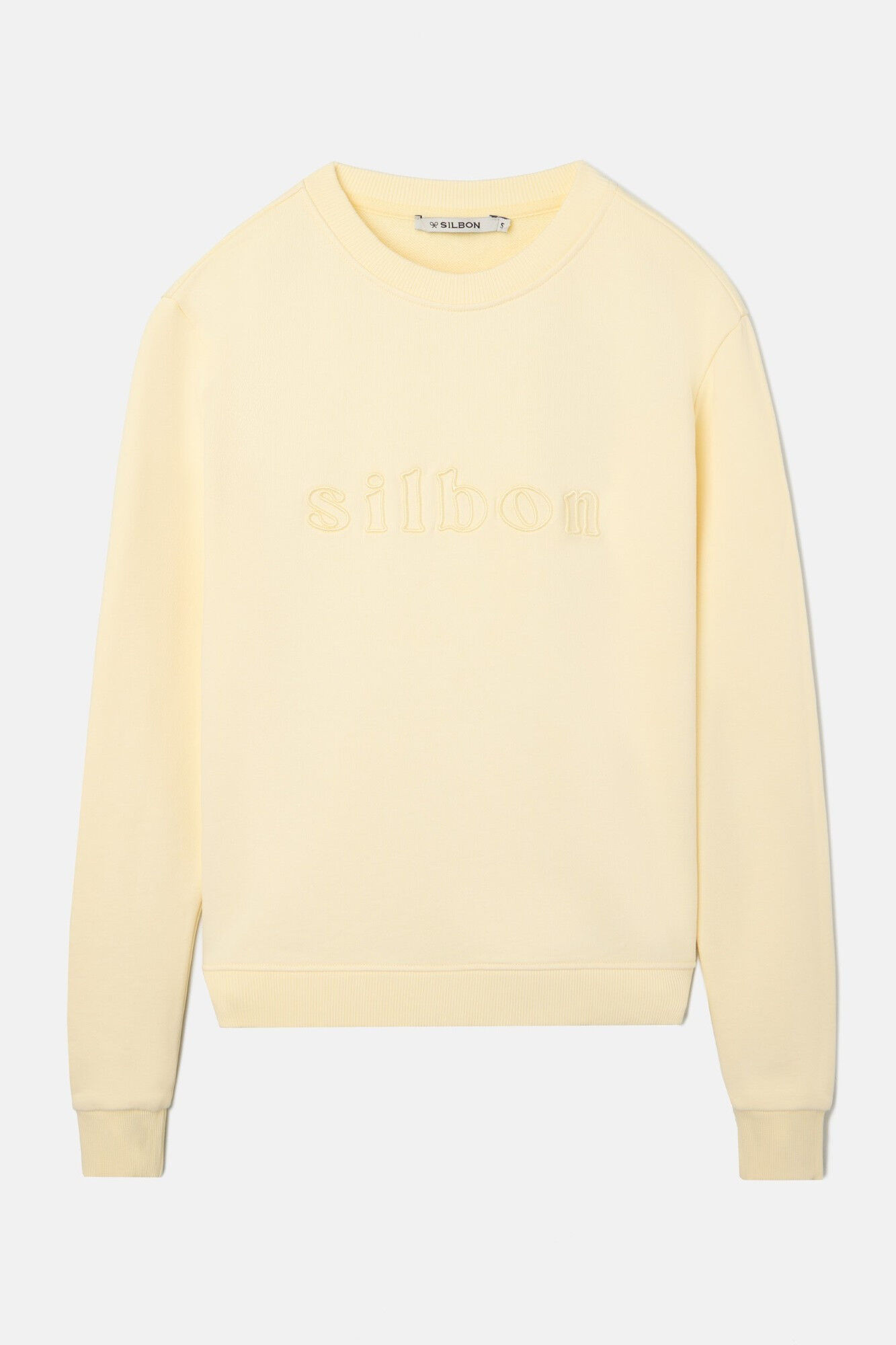 Silbon Sudadera bordado silbon Amarillo
