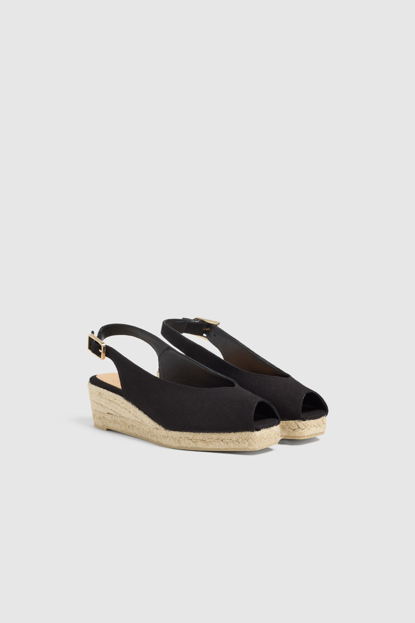 Casta&ntilde;er Alpercata cunha de juta natural