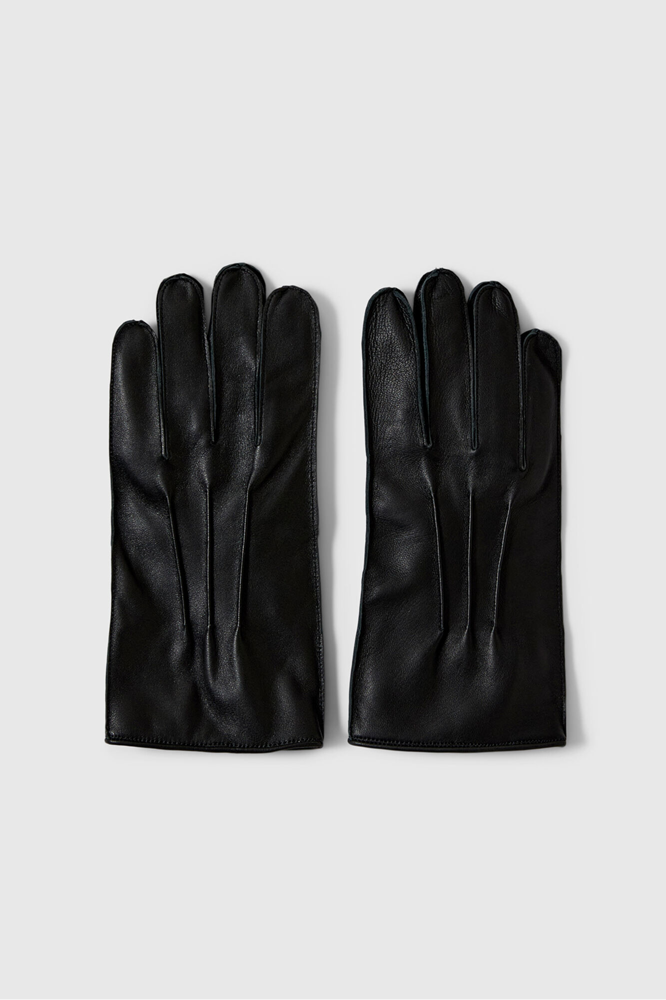 Selected Guantes 100% piel bovina Negro