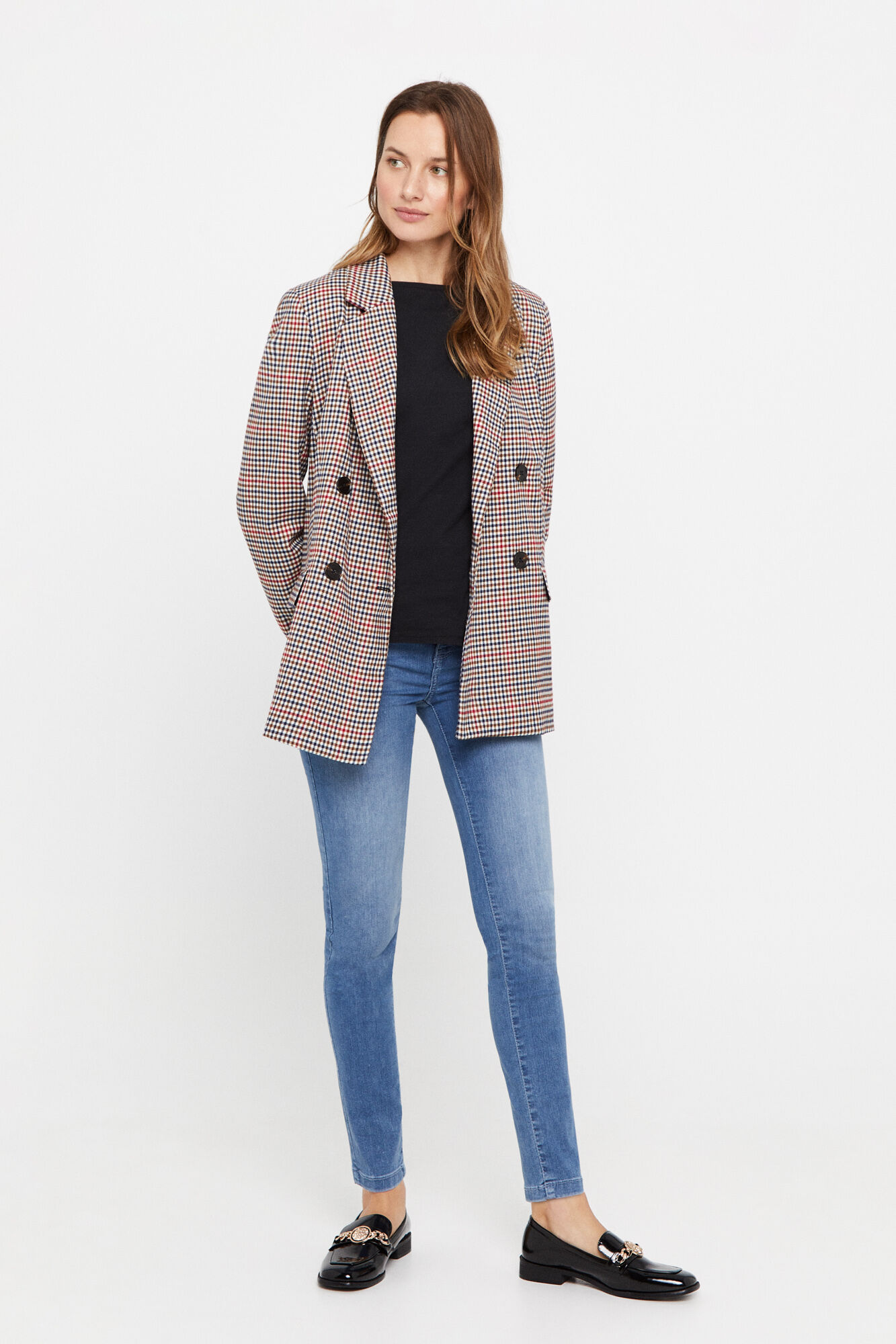 Cortefiel Pantal&oacute;n vaquero reductor sensational fit Azul