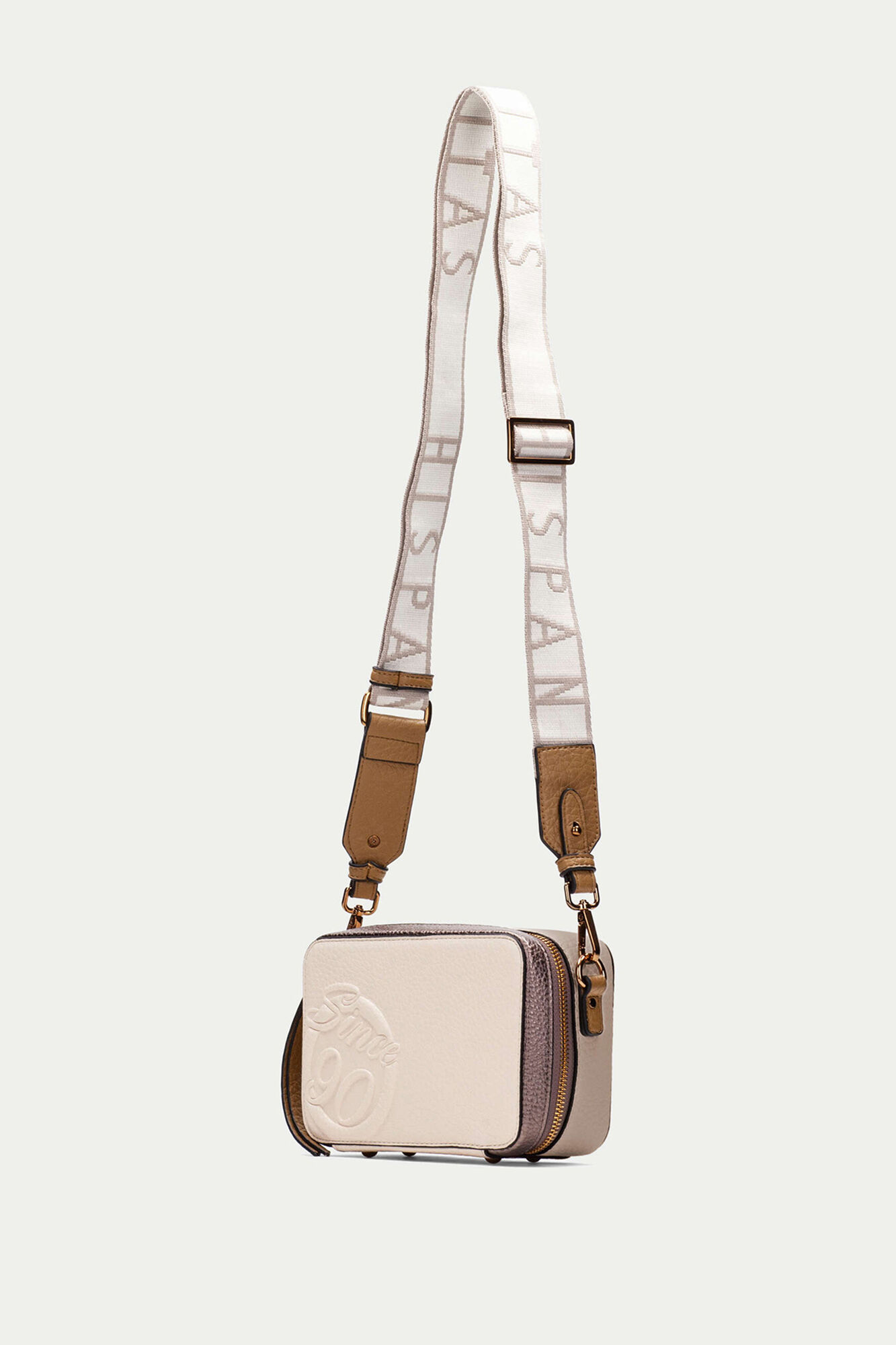 Hispanitas Desde 90 bolsa de mala de tiracolo com fecho-&eacute;clair