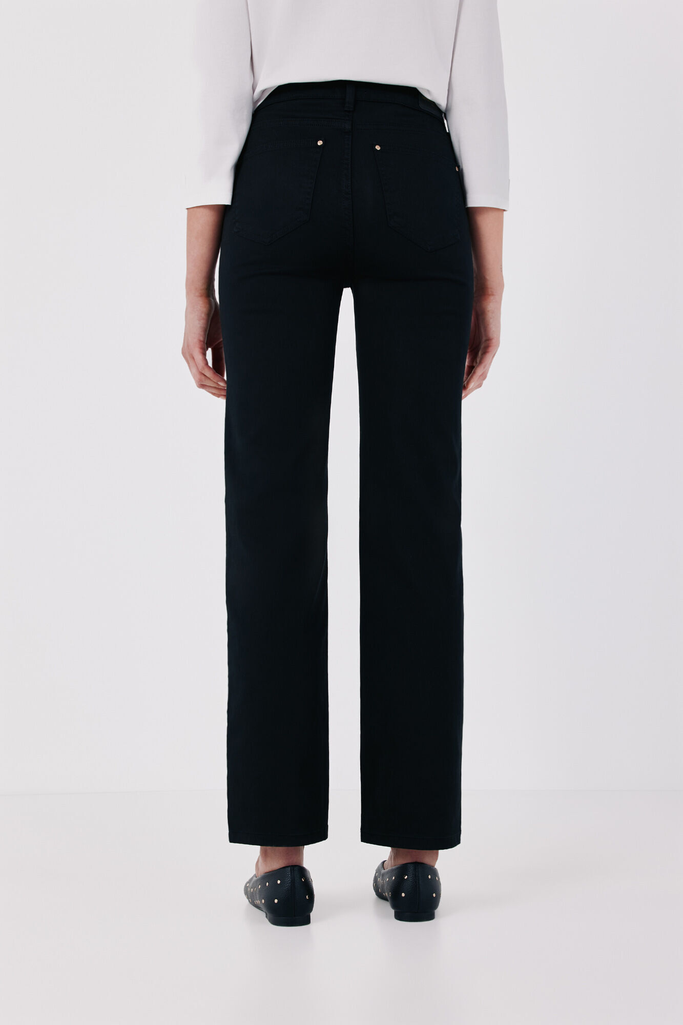 Cortefiel Sensational straight jeans Black