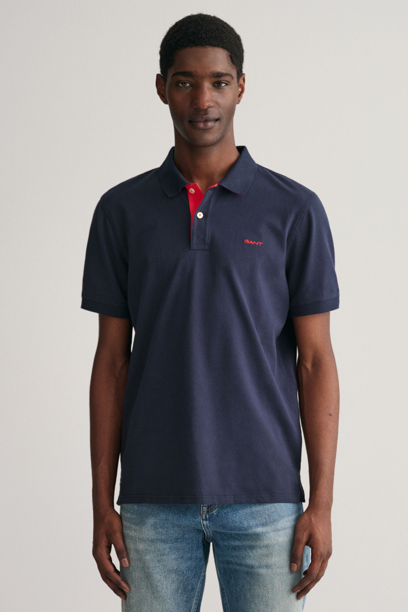 Gant Polo piqu&eacute; contrastante