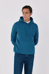 Cortefiel Hooded sweatshirt Blue